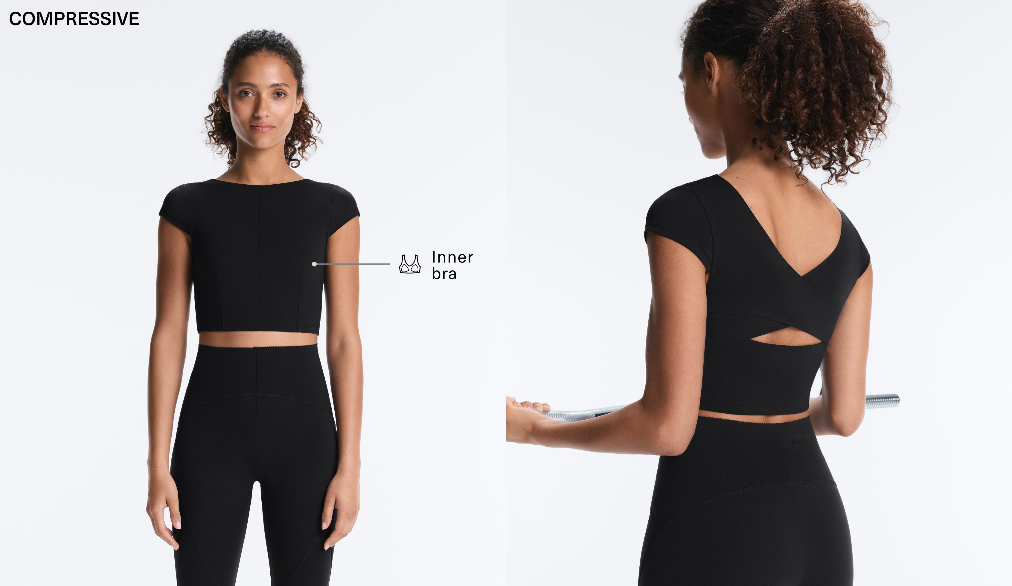 Seamed Compressive tank top