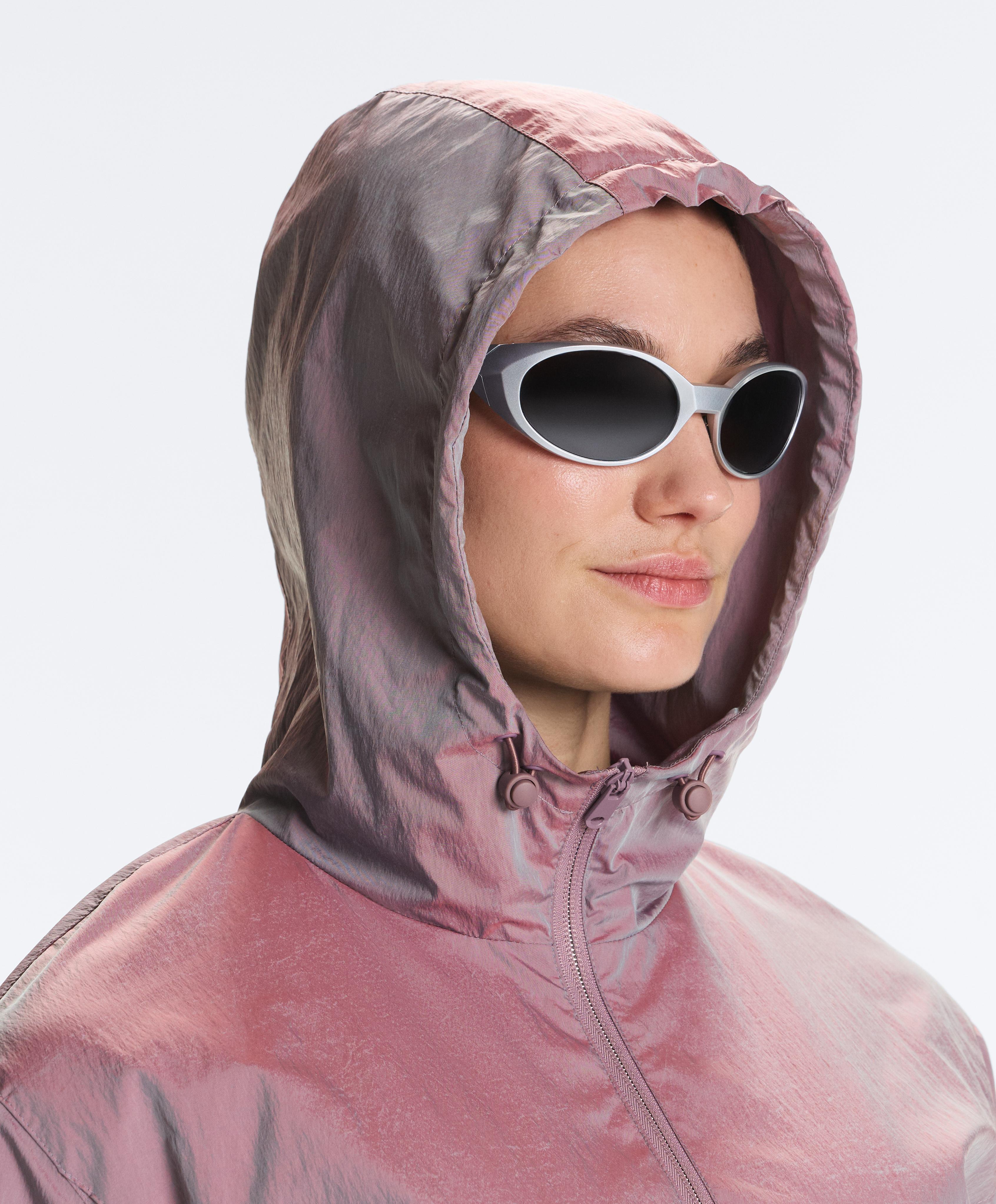 Iridescent Track jacket — WASHED PURPLE