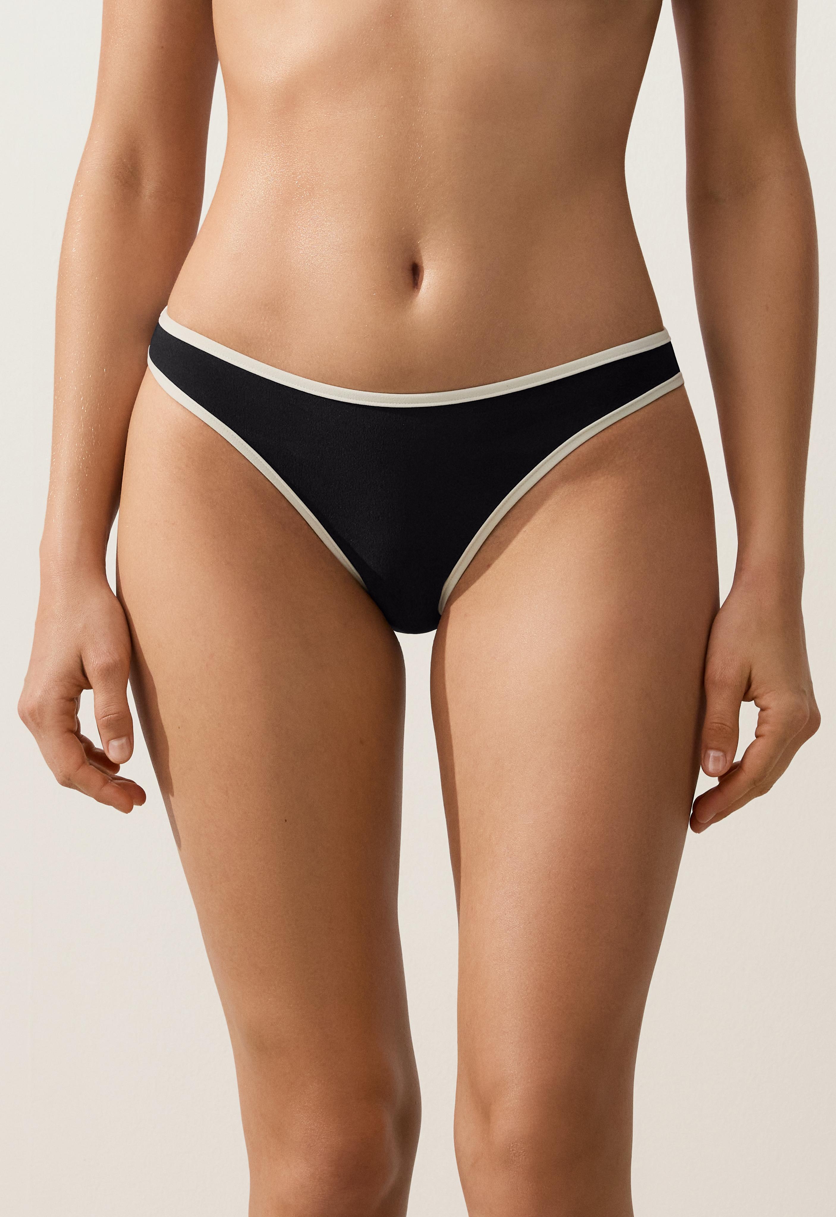 Contrast trim classic bikini briefs