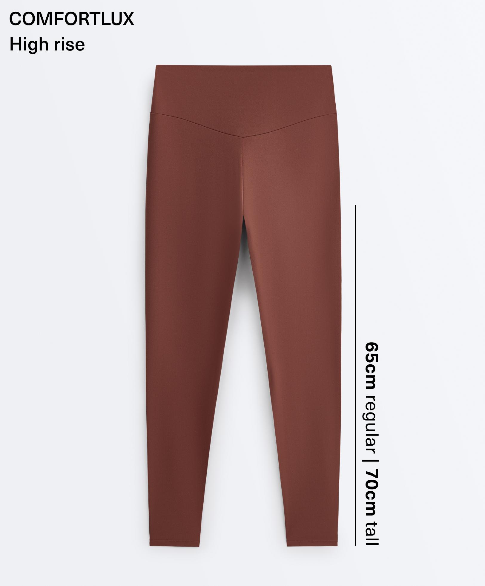 Comfortlux high-waisted ankle-length leggings