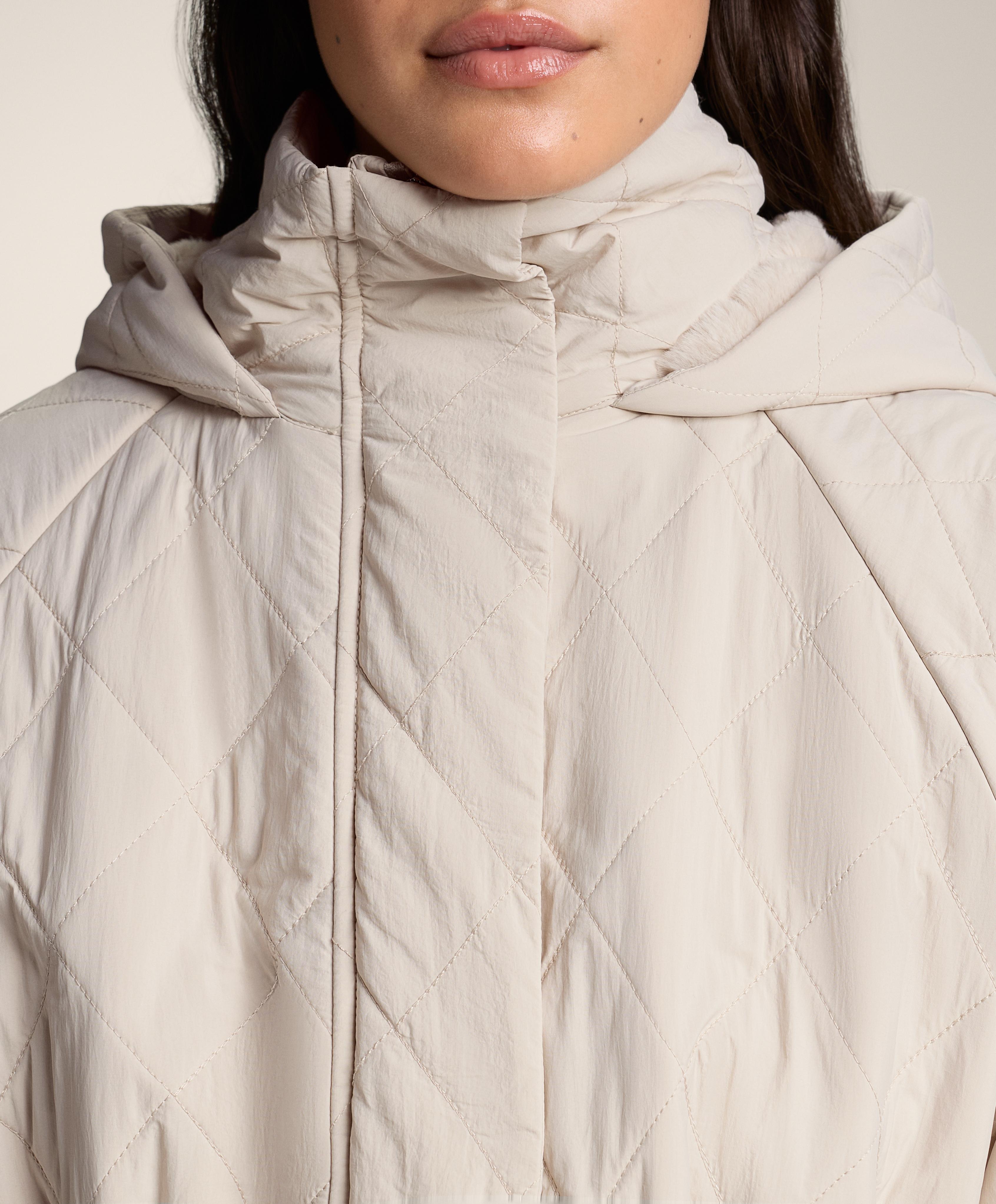 FELLEX® AEROGEL long padded jacket — PALE MINK