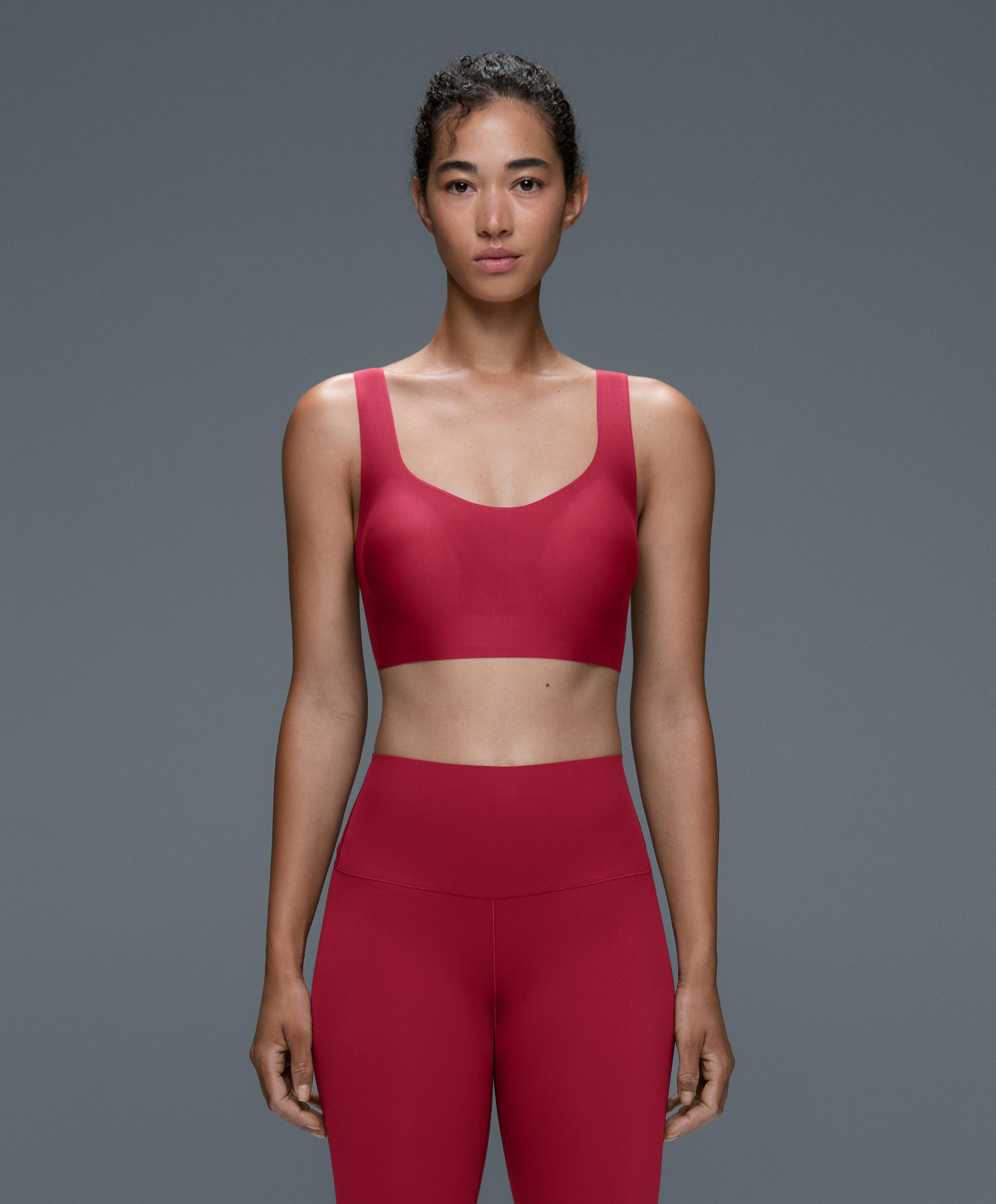 Perfect-adapt medium-support sports bra with cups — PINK