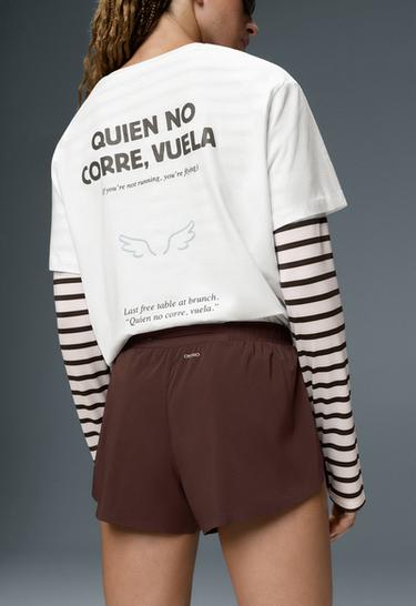 6cm low-rise technical shorts — CHOCOLATE 4