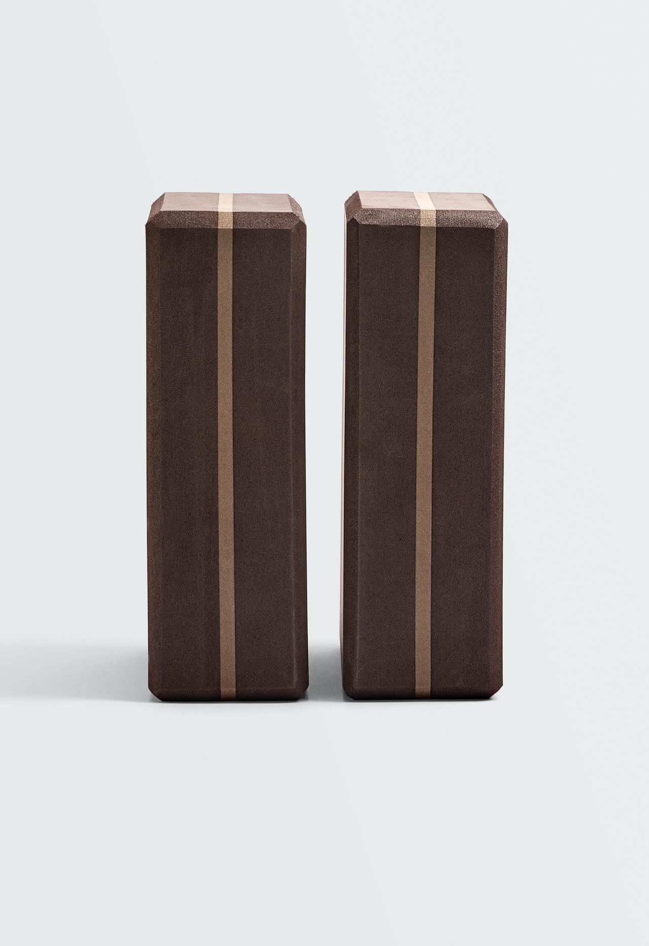 Yoga block pack — BROWN