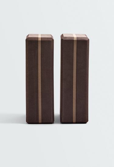 Yoga block pack — BROWN 3
