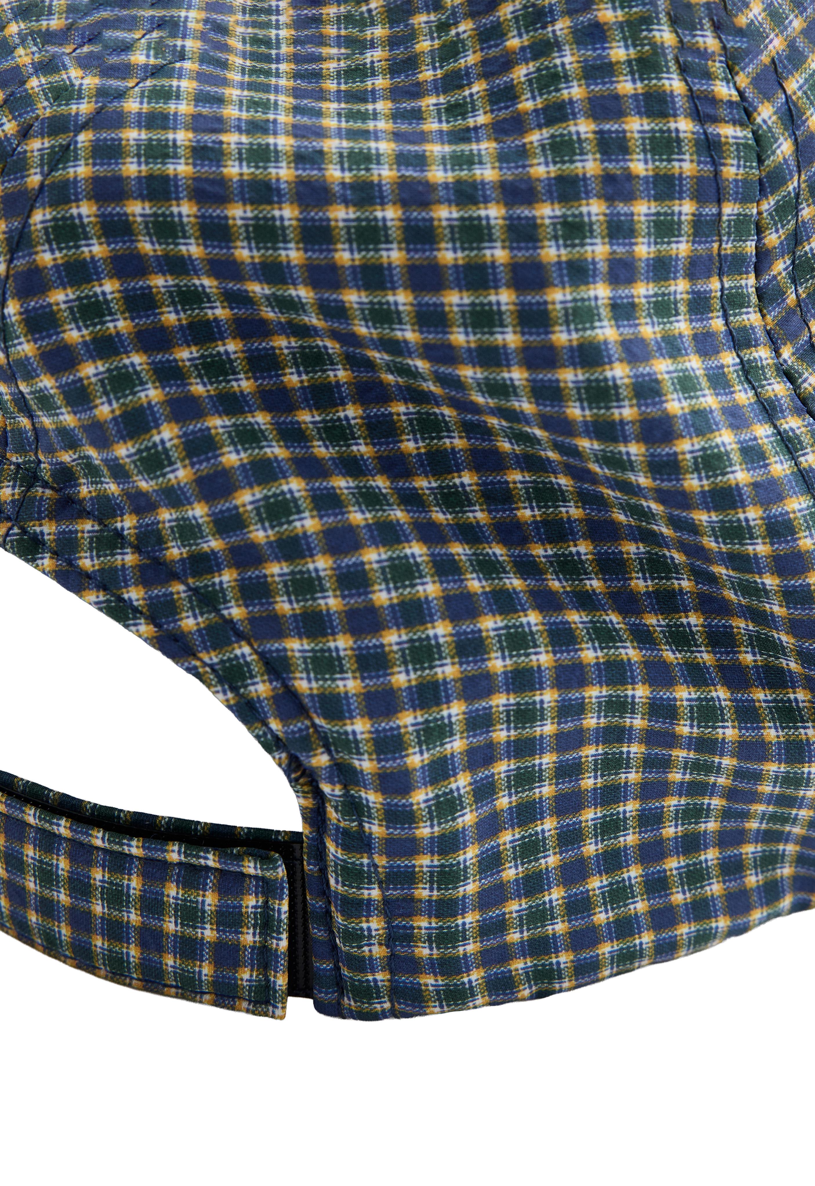Checked print cap — BRIGHT LAVENDER