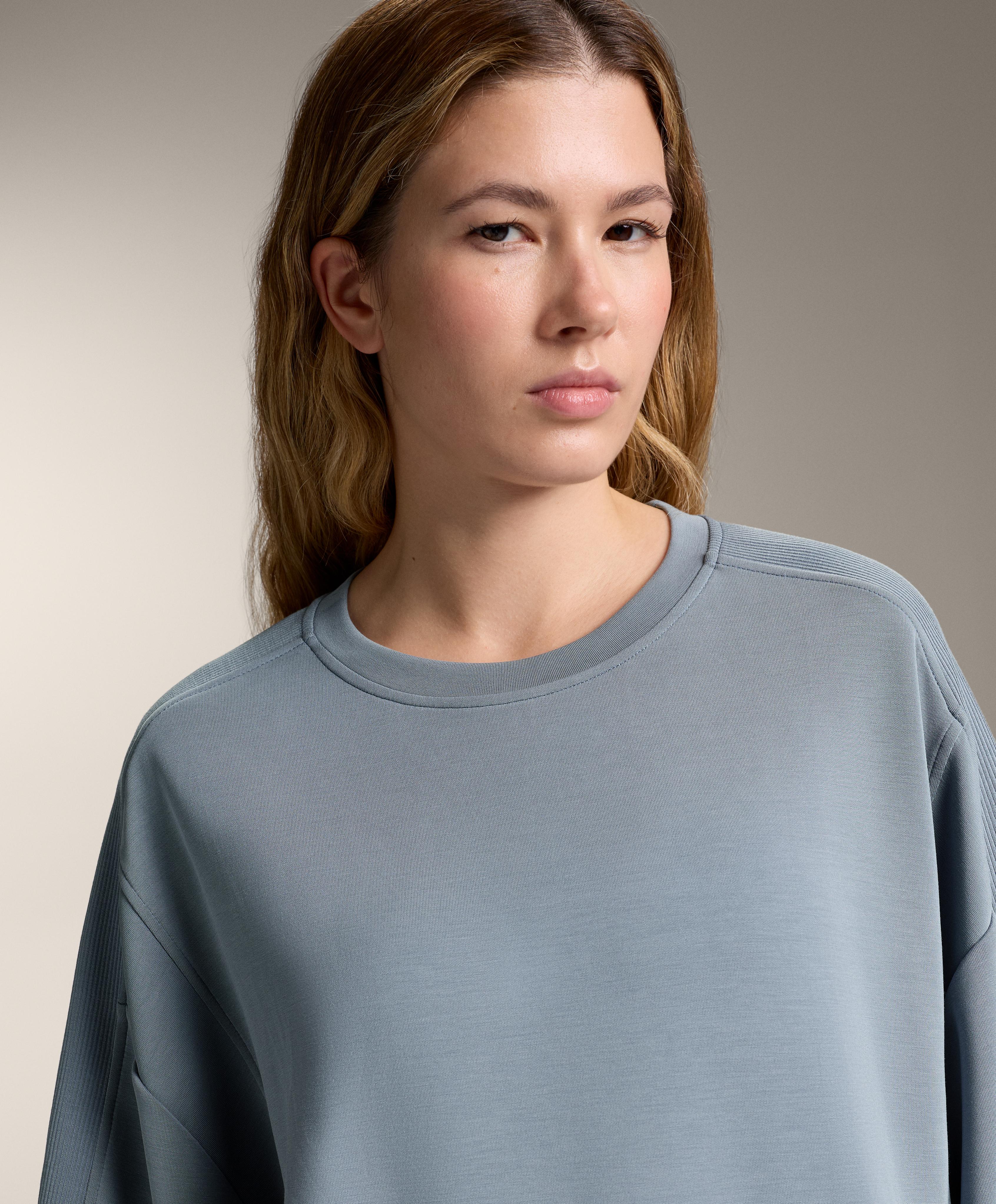 Sweat rib avec modal au toucher doux - Soldes Sweat rib avec modal au toucher doux - Soldes