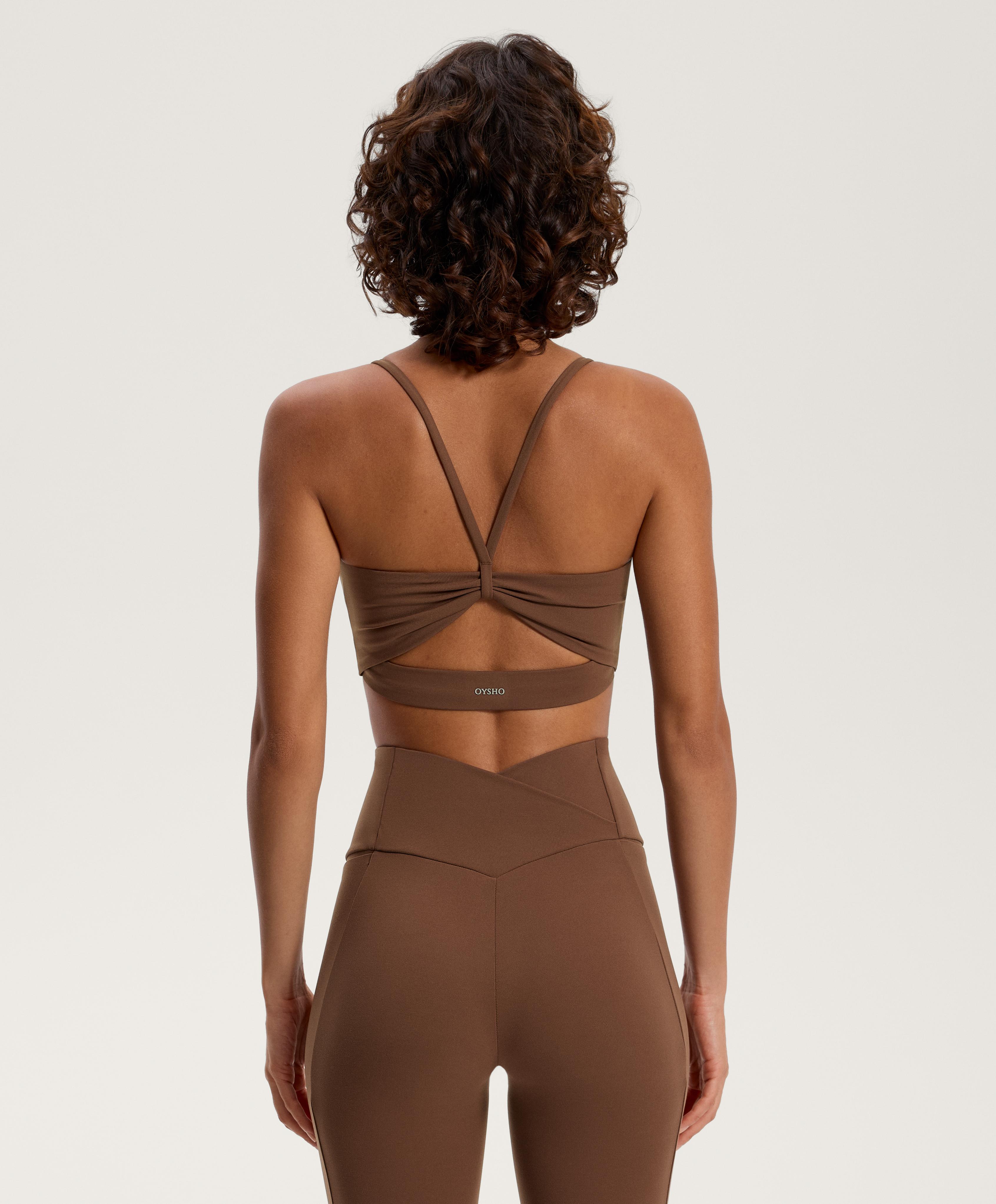 Medium-support Comfortlux crossover sports bra with cups Medium-support Comfortlux crossover sports bra with cups