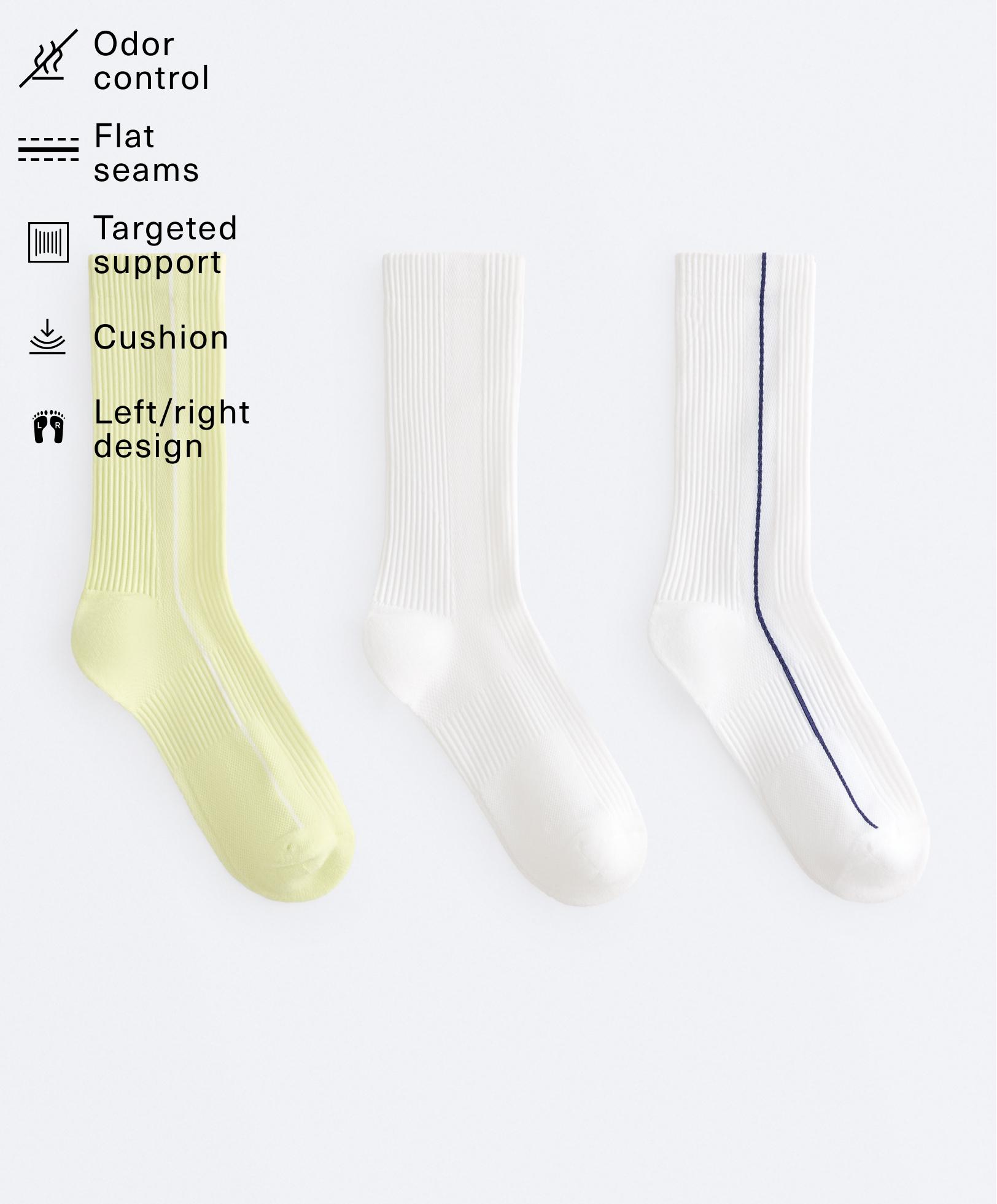 3 pairs of Classic polyamide blend sports socks