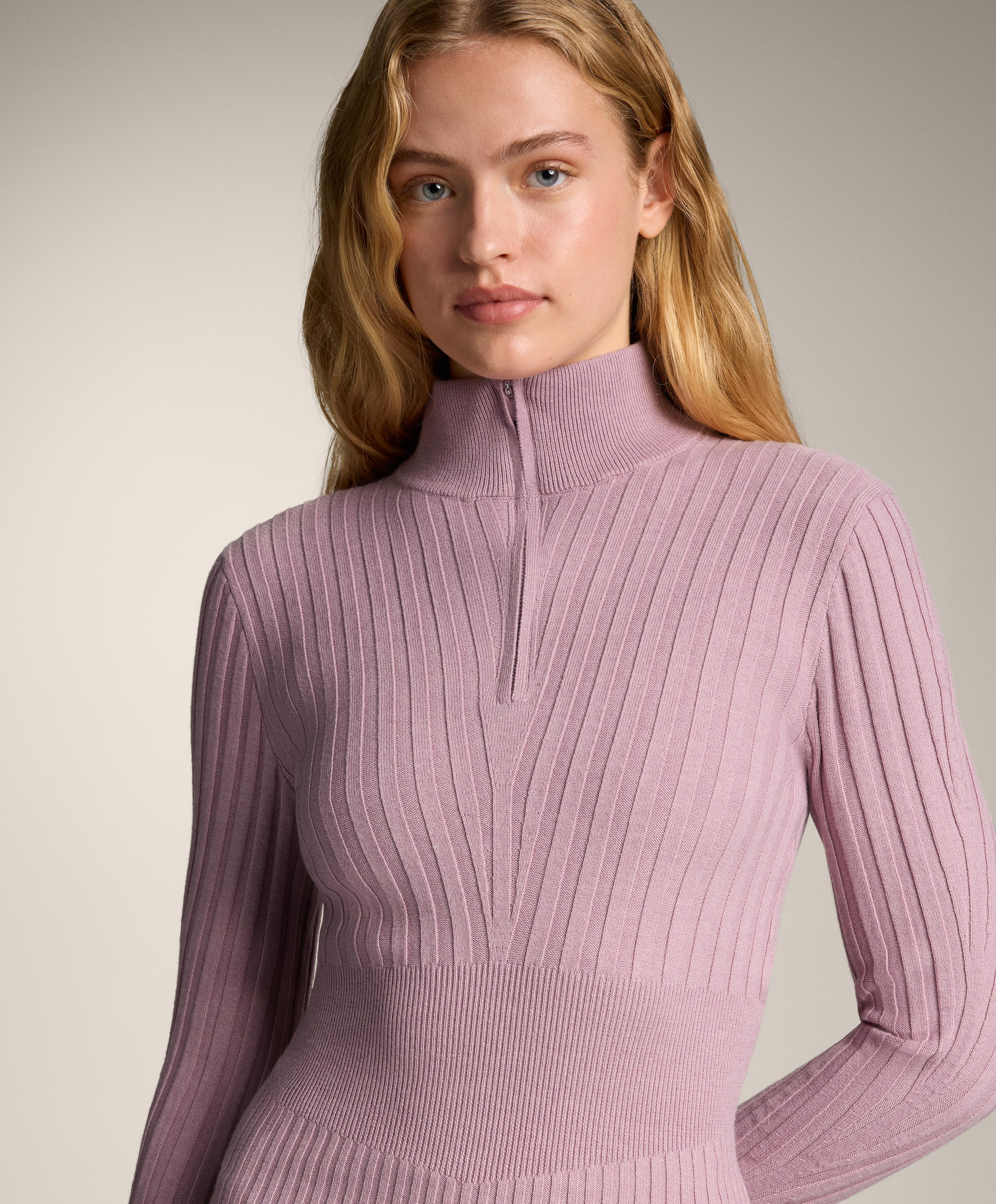 Thermal base layer rib knit T-shirt with peak Thermal base layer rib knit T-shirt with peak