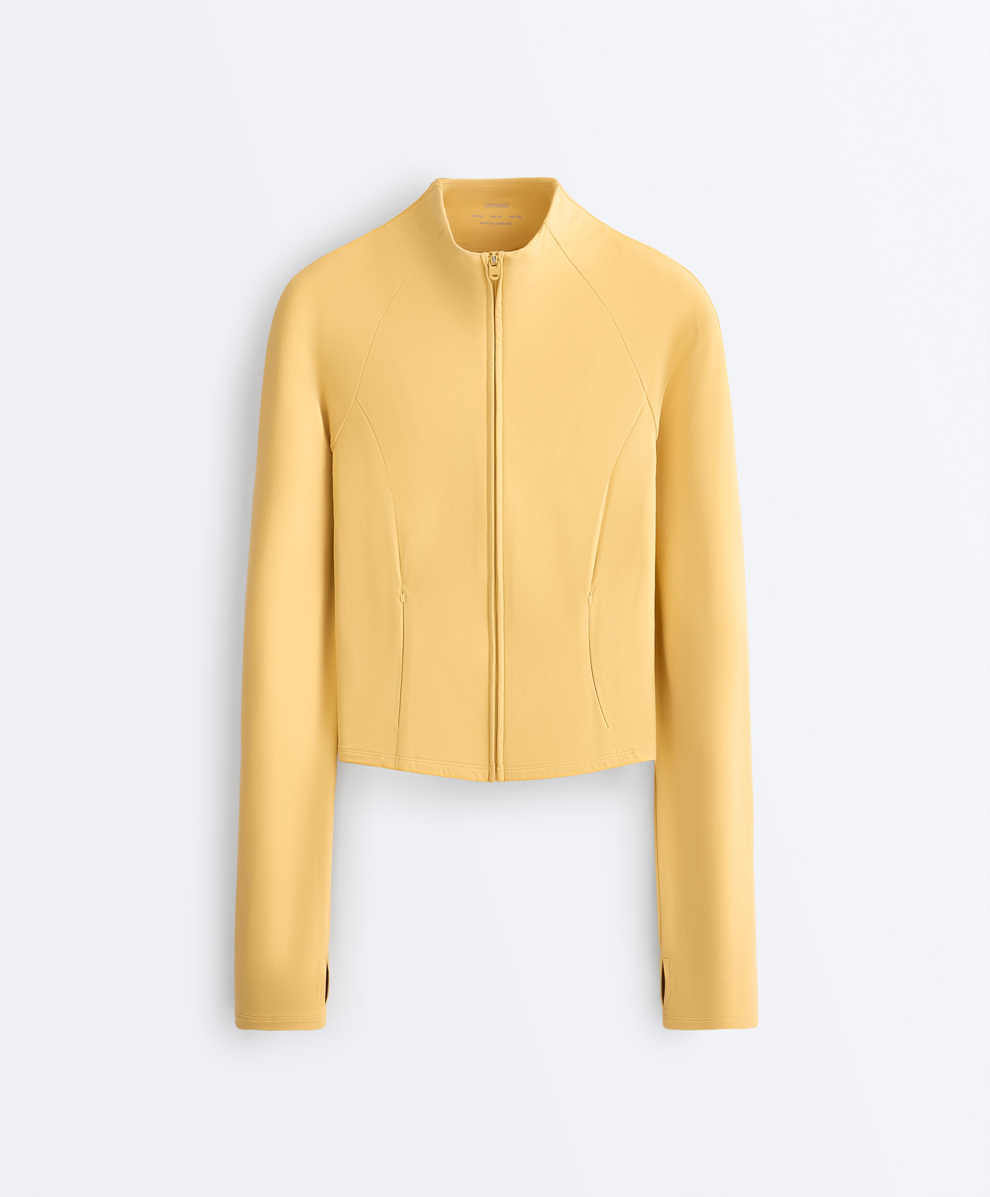 Light warm technical jacket — MID-YELLOW
