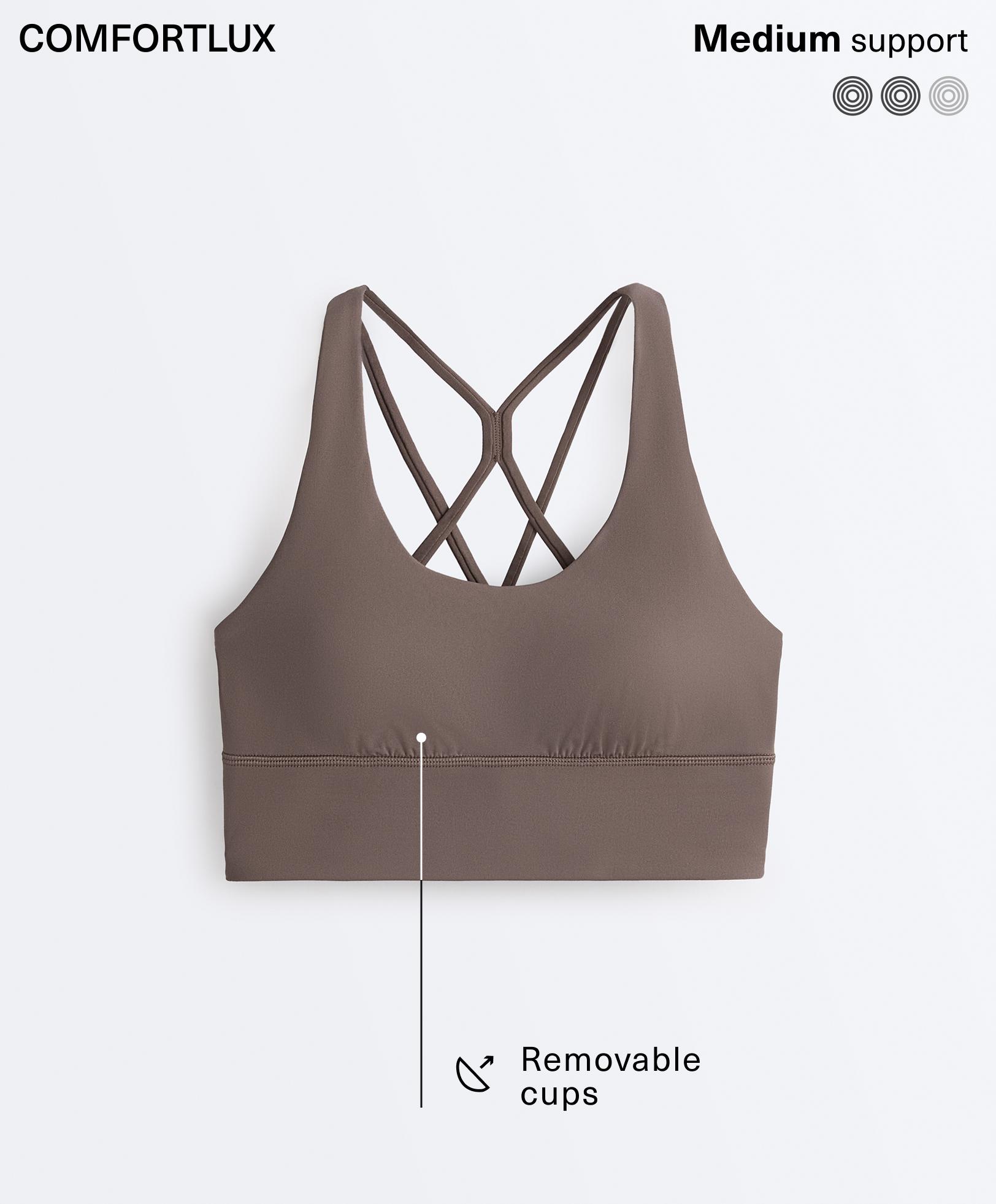 Brassière sport Comfortlux à maintien moyen et bonnets