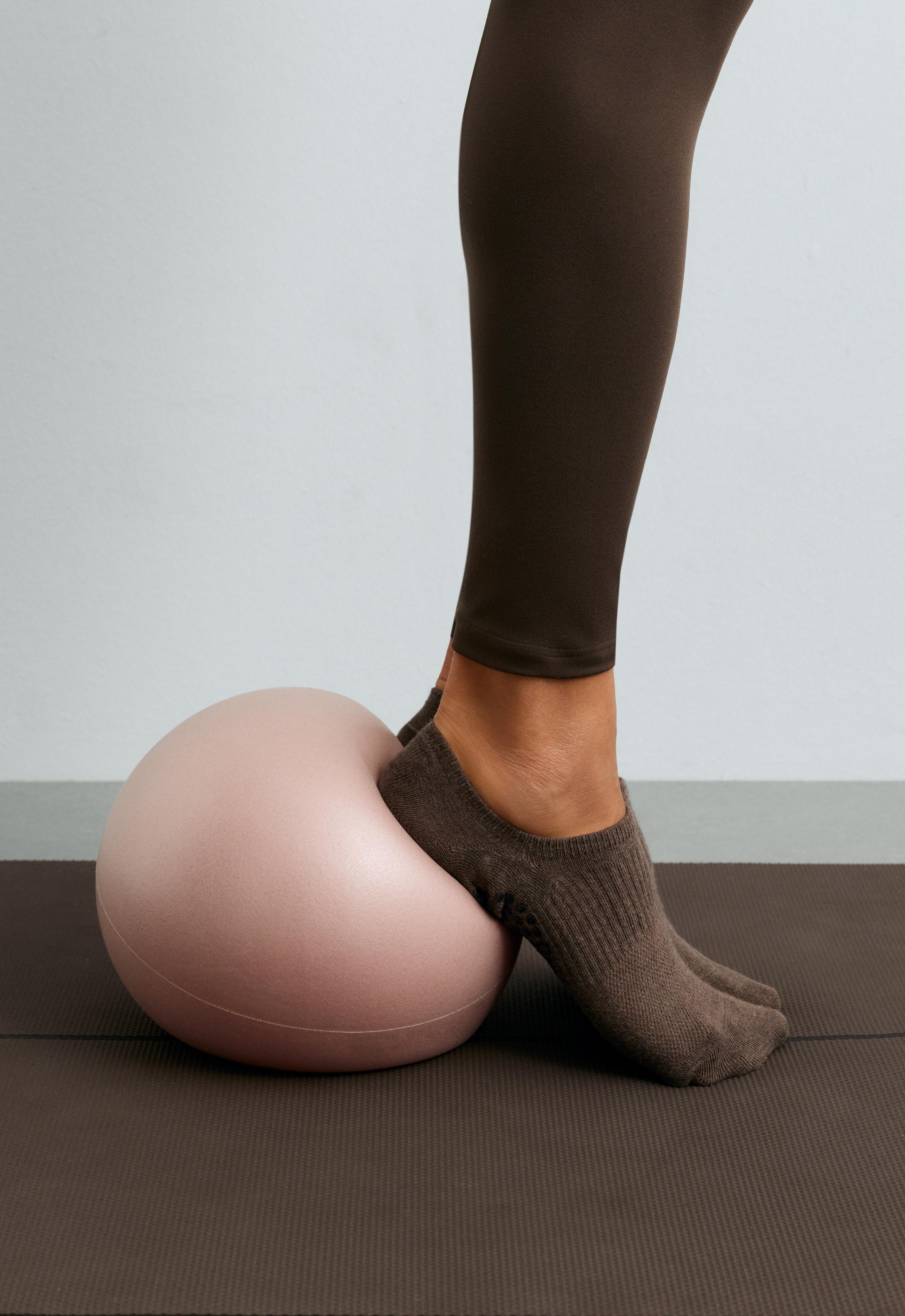 Lot de 2 paires de chaussettes yoga et pilates en coton
