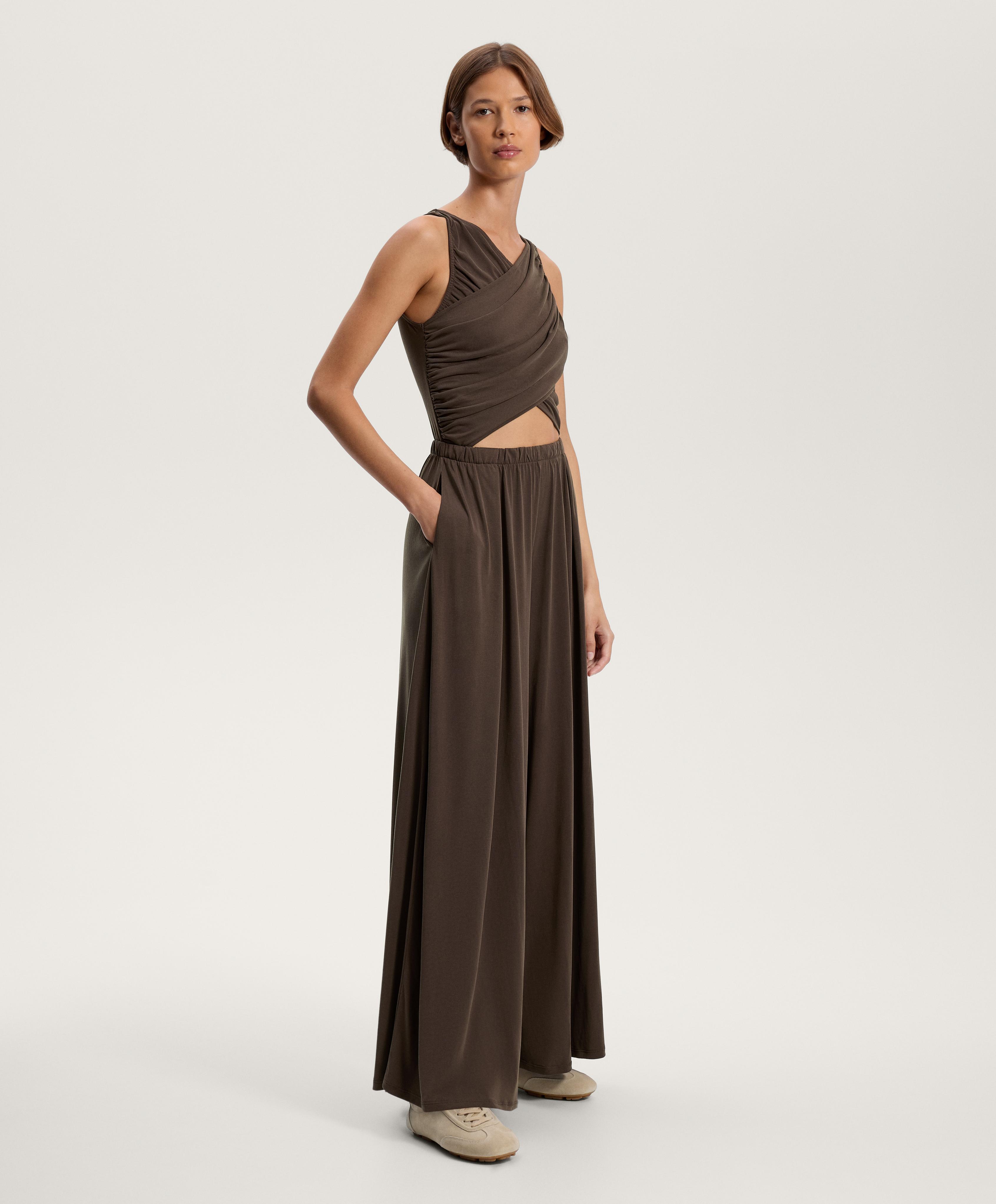 Mono fluido cruzado con modal - Rebajas Mono fluido cruzado con modal - Rebajas