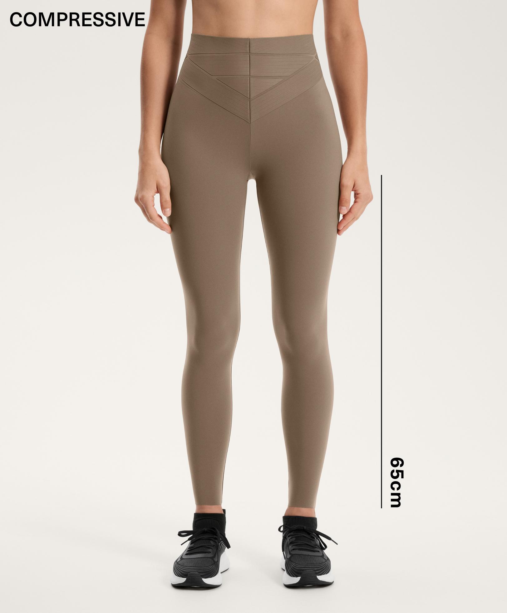 Legging 7/8 high rise Compressive core control blocs 65 cm