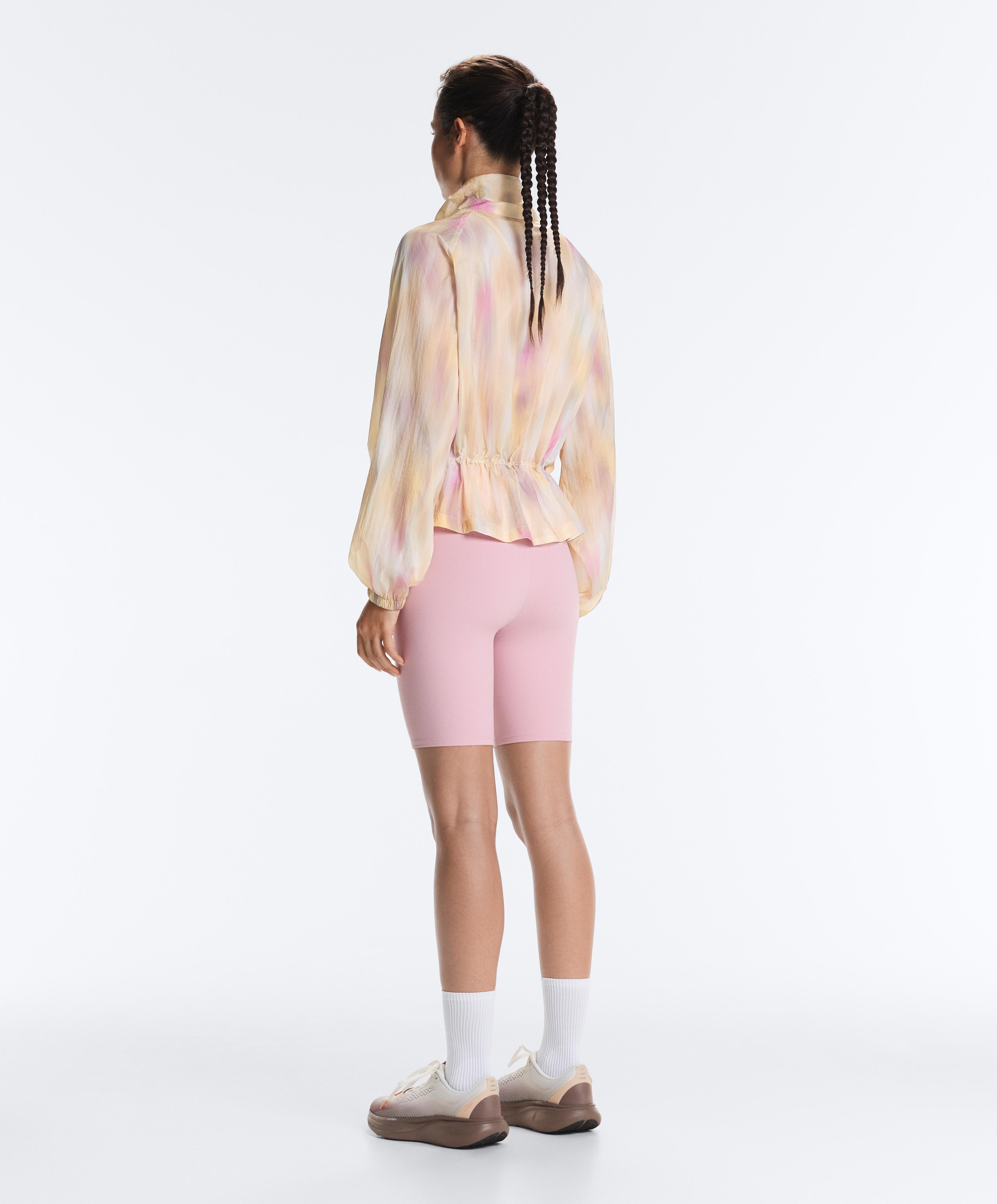Tie-dye track jacket — BUTTER YELLOW
