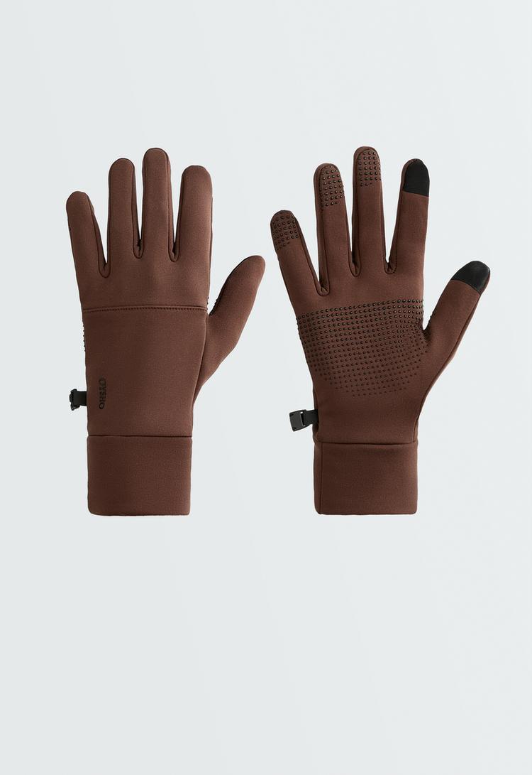Technical gloves — CHOCOLATE      