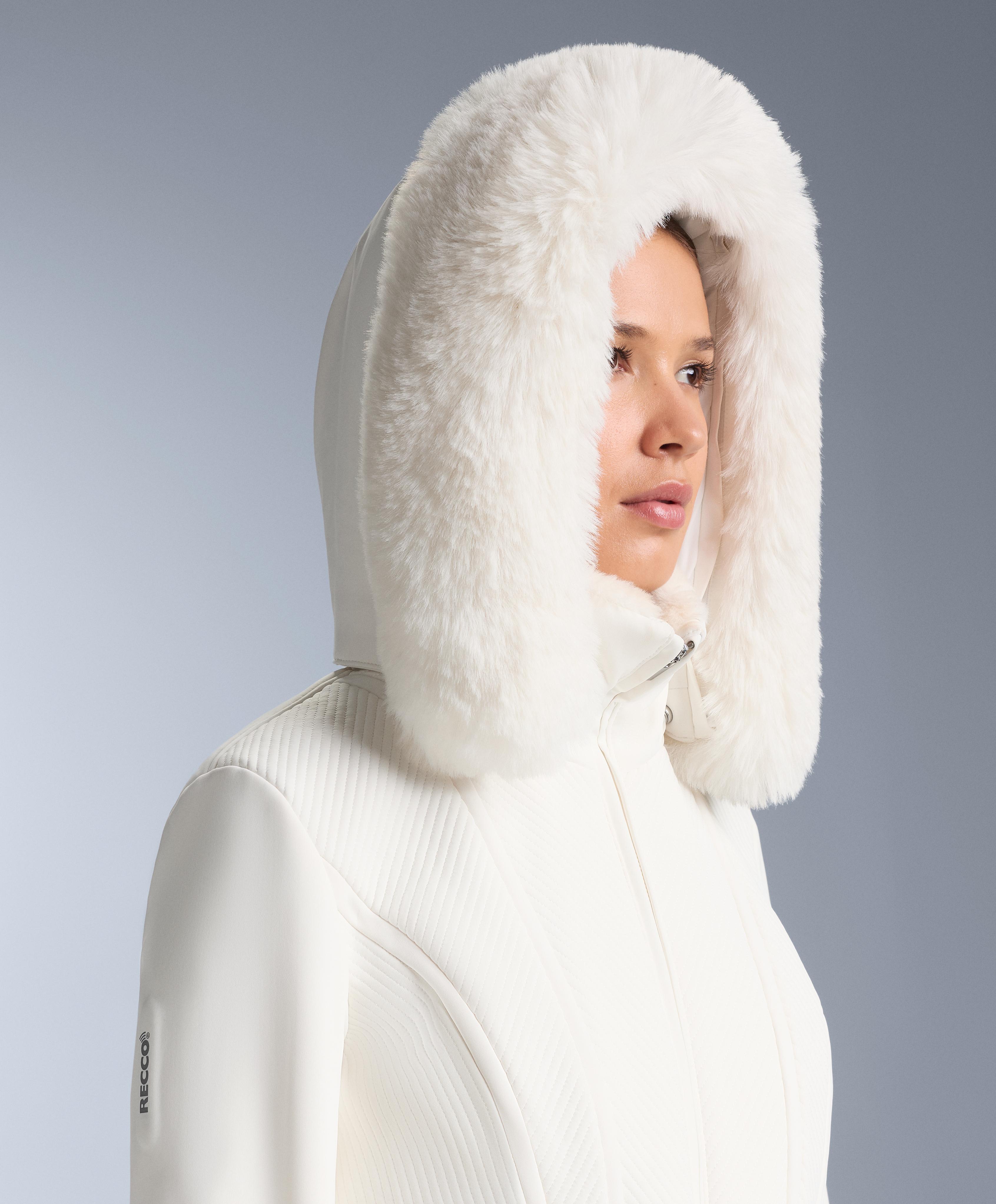 Primaloft® SKI water-resistant super-fitted jacket — WHITE 