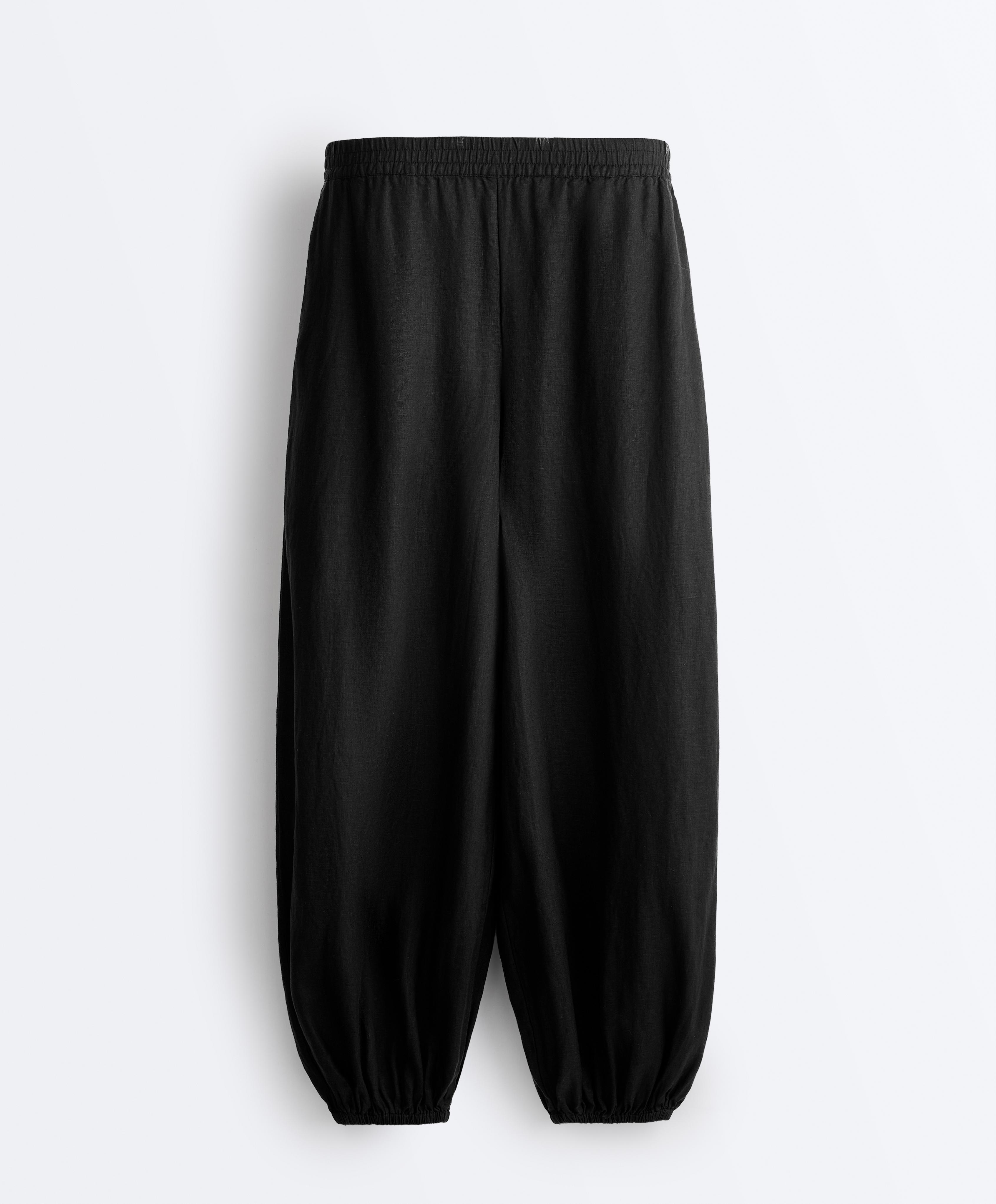Pantalón bloomer 100% lino