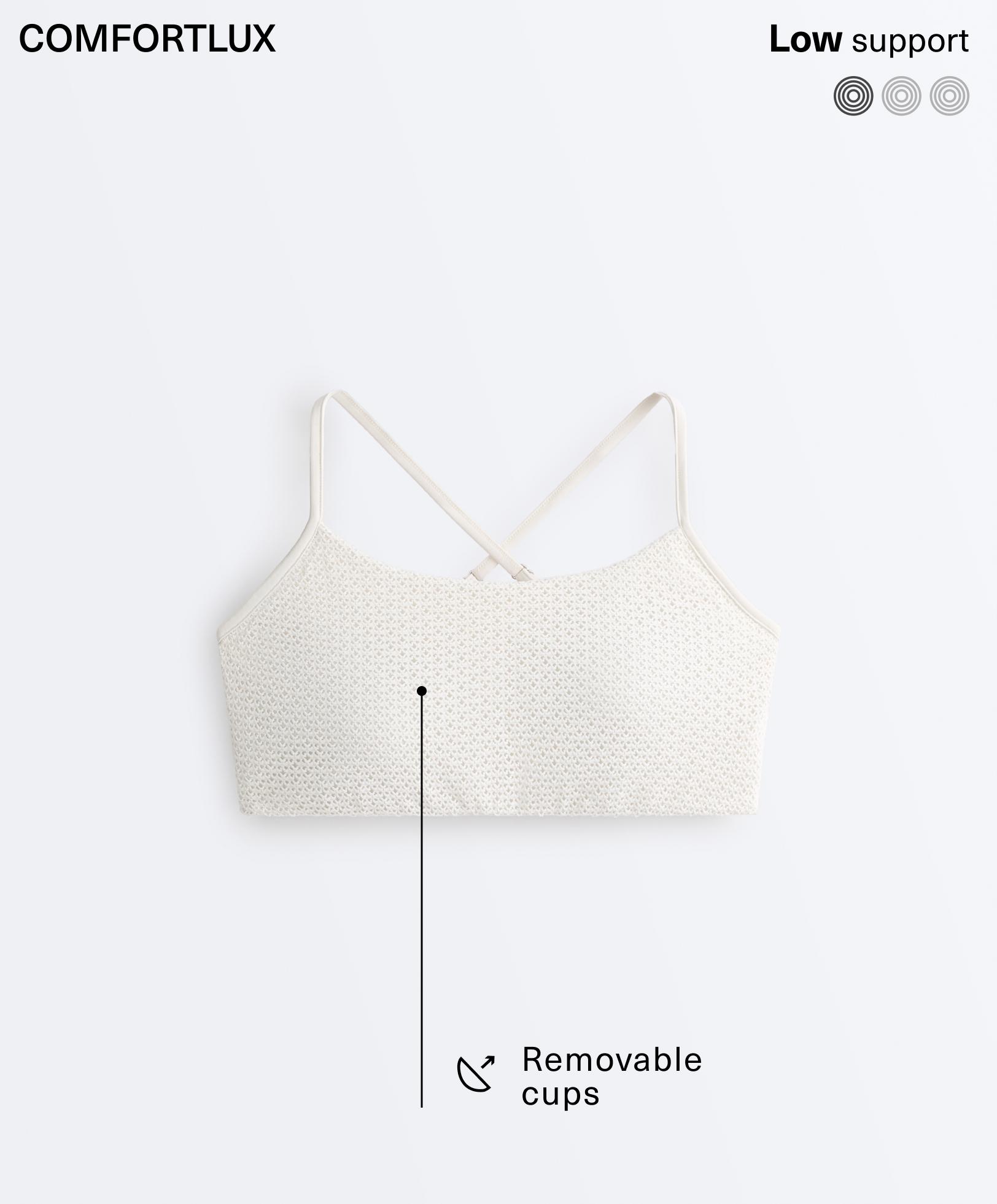 Light-support Comfortlux crochet sports bra Light-support Comfortlux crochet sports bra