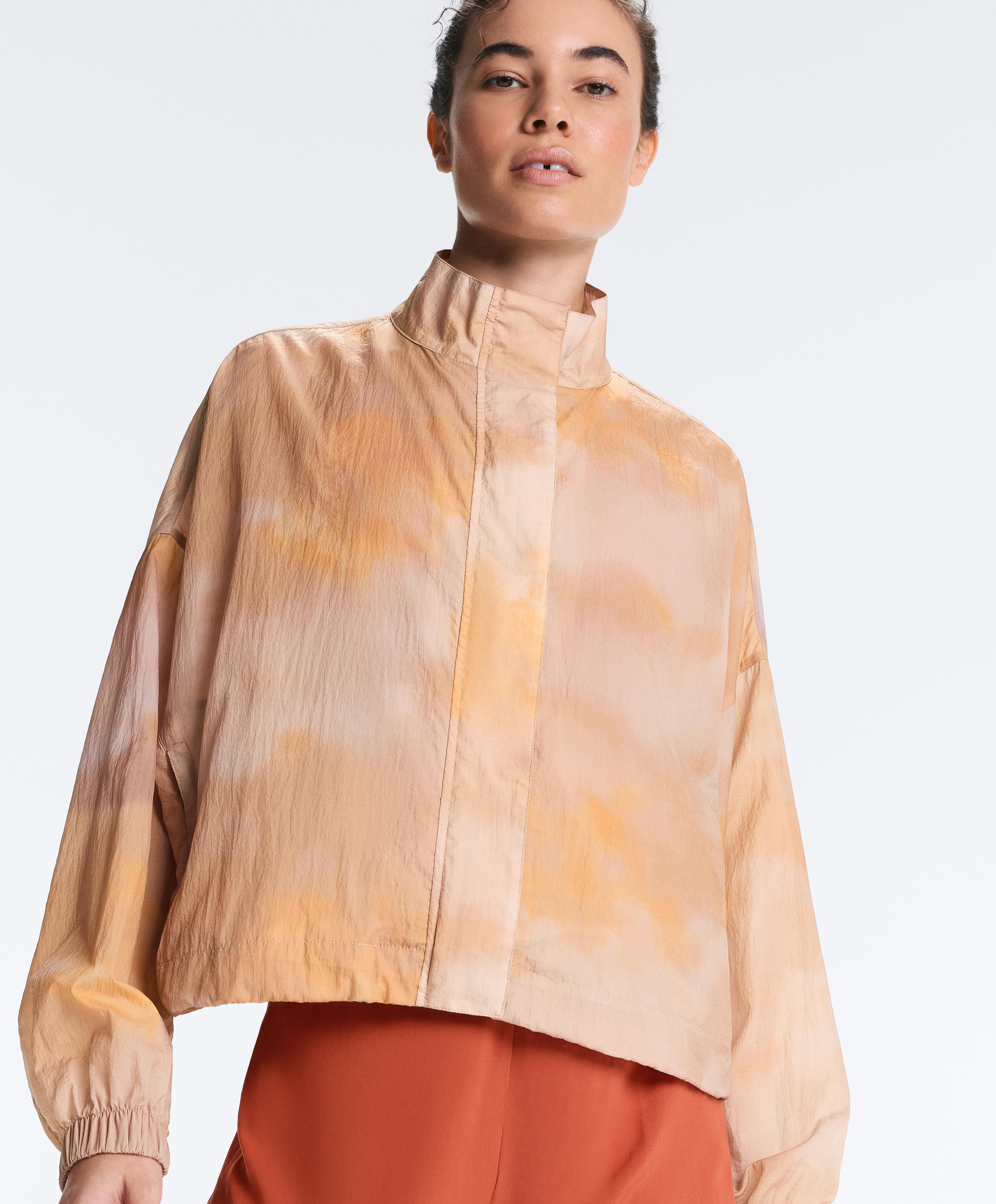 Tie-dye print track jacket — NUDE
