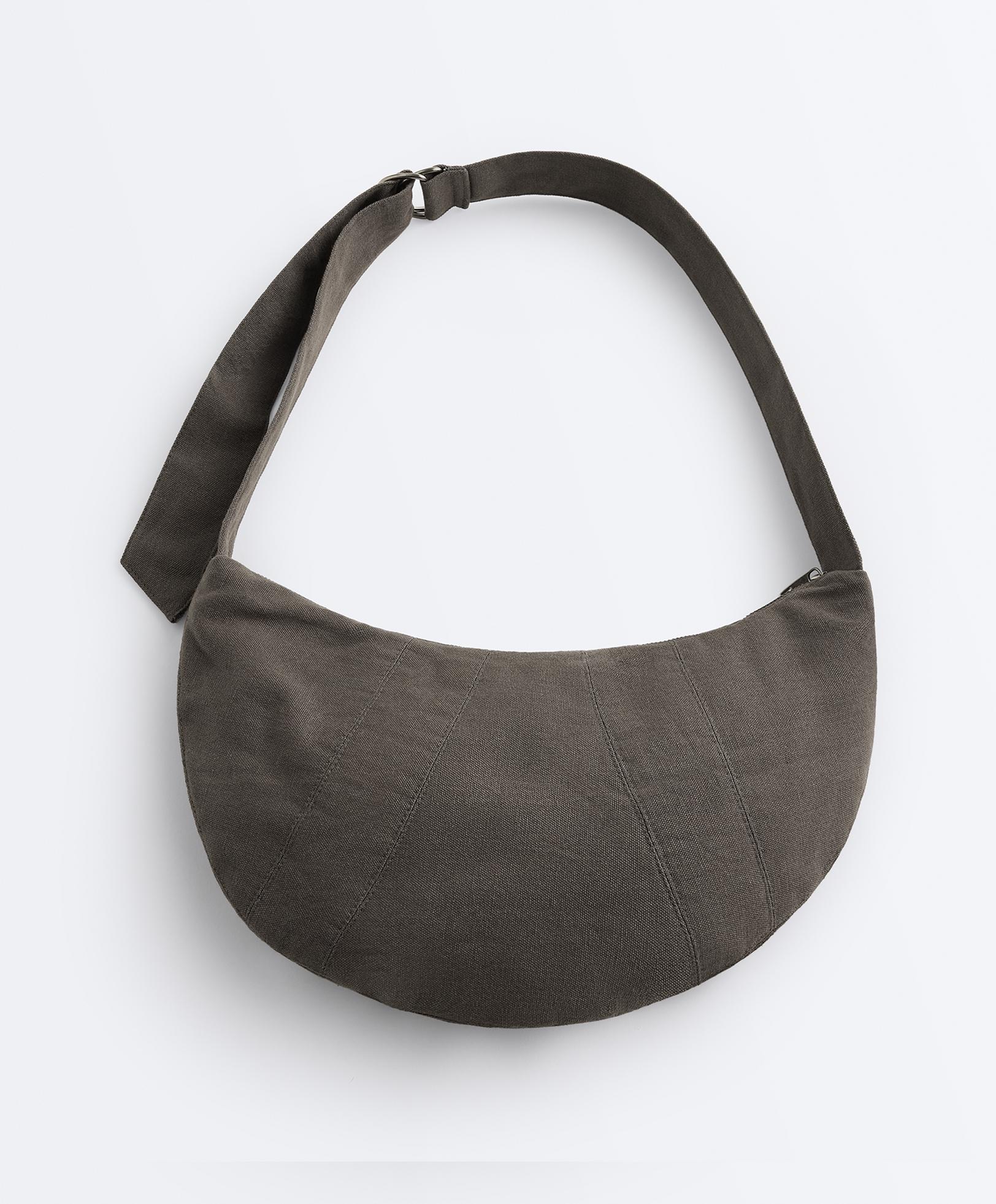 100% cotton crossbody bag — GUNPOWDER