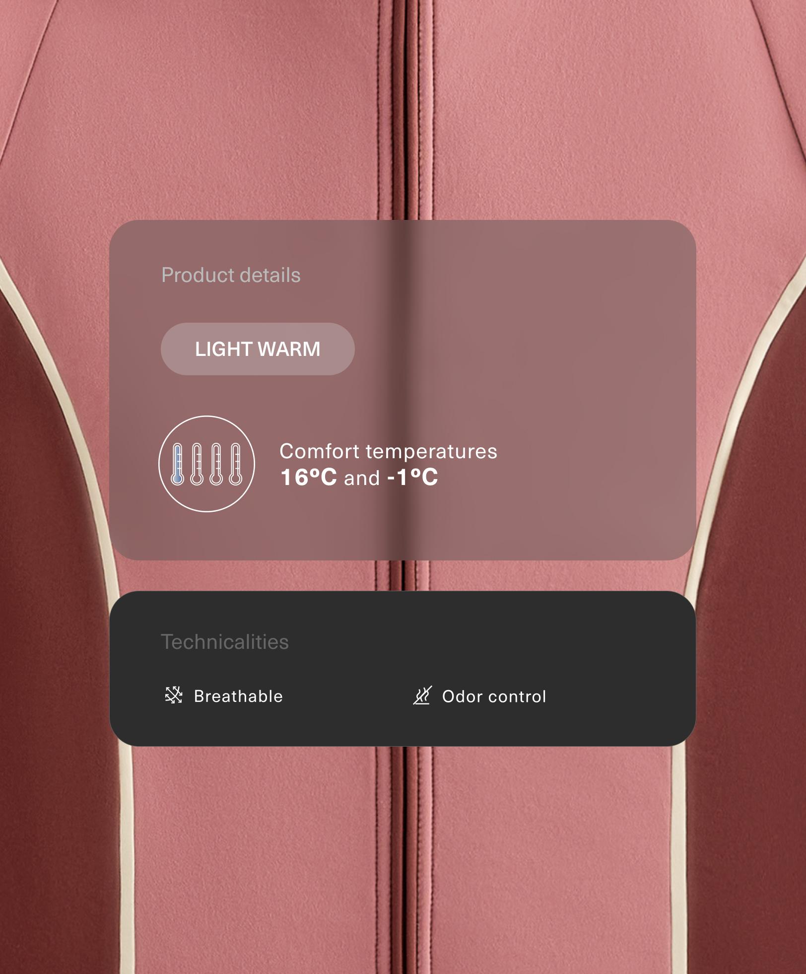 Light warm technical jacket