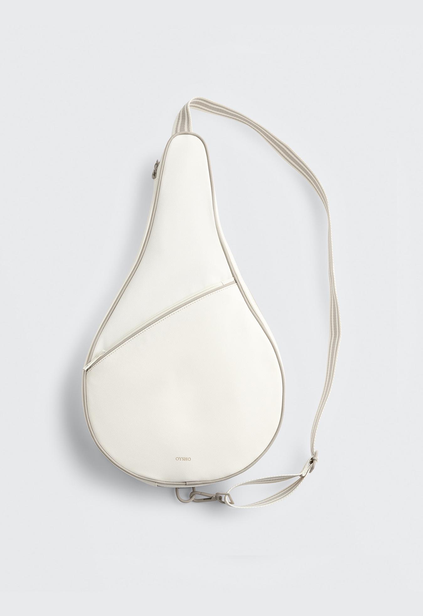 Padel racket cover — PALE ECRU