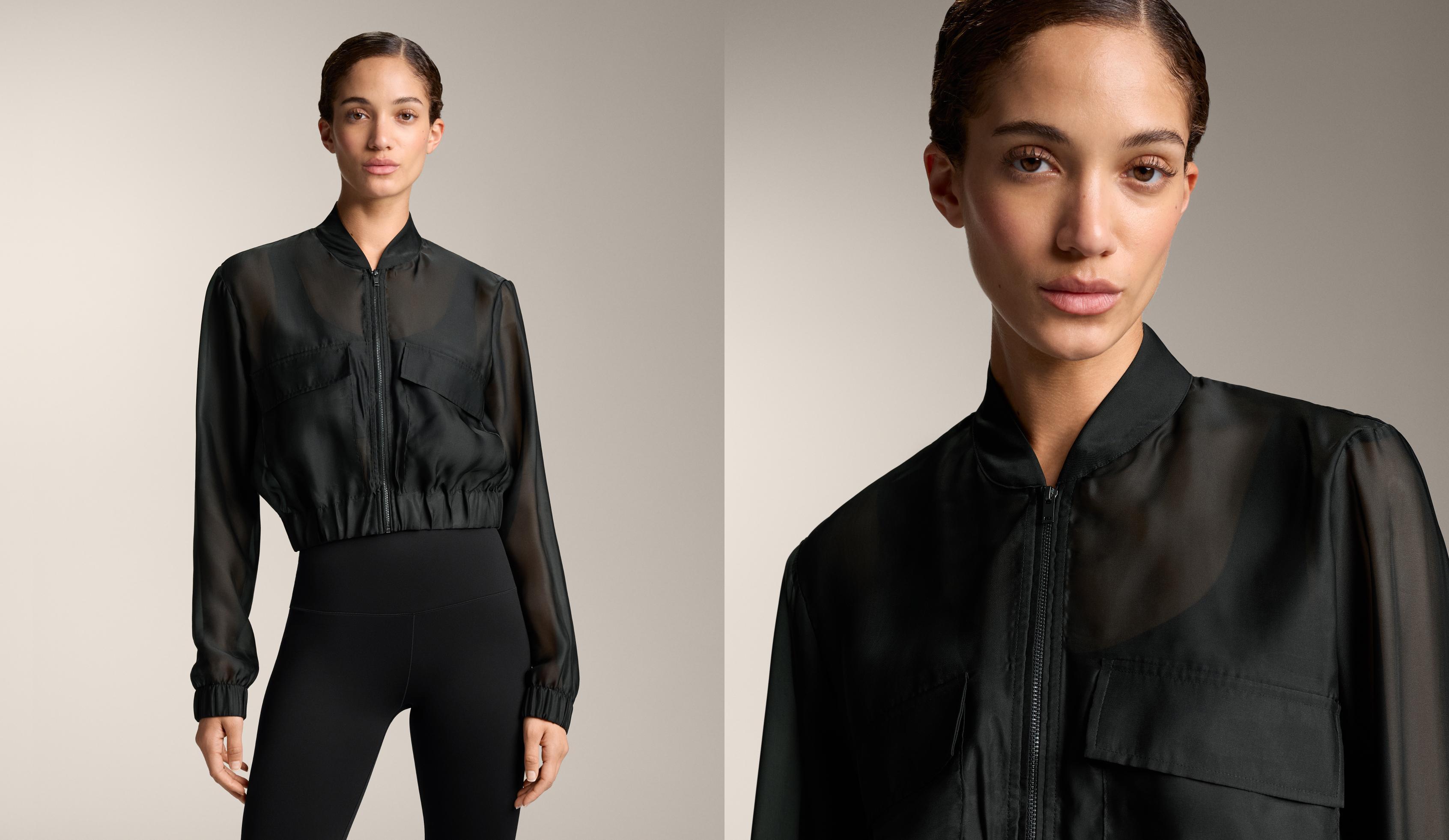 Bomberjacke aus Organza - Sale