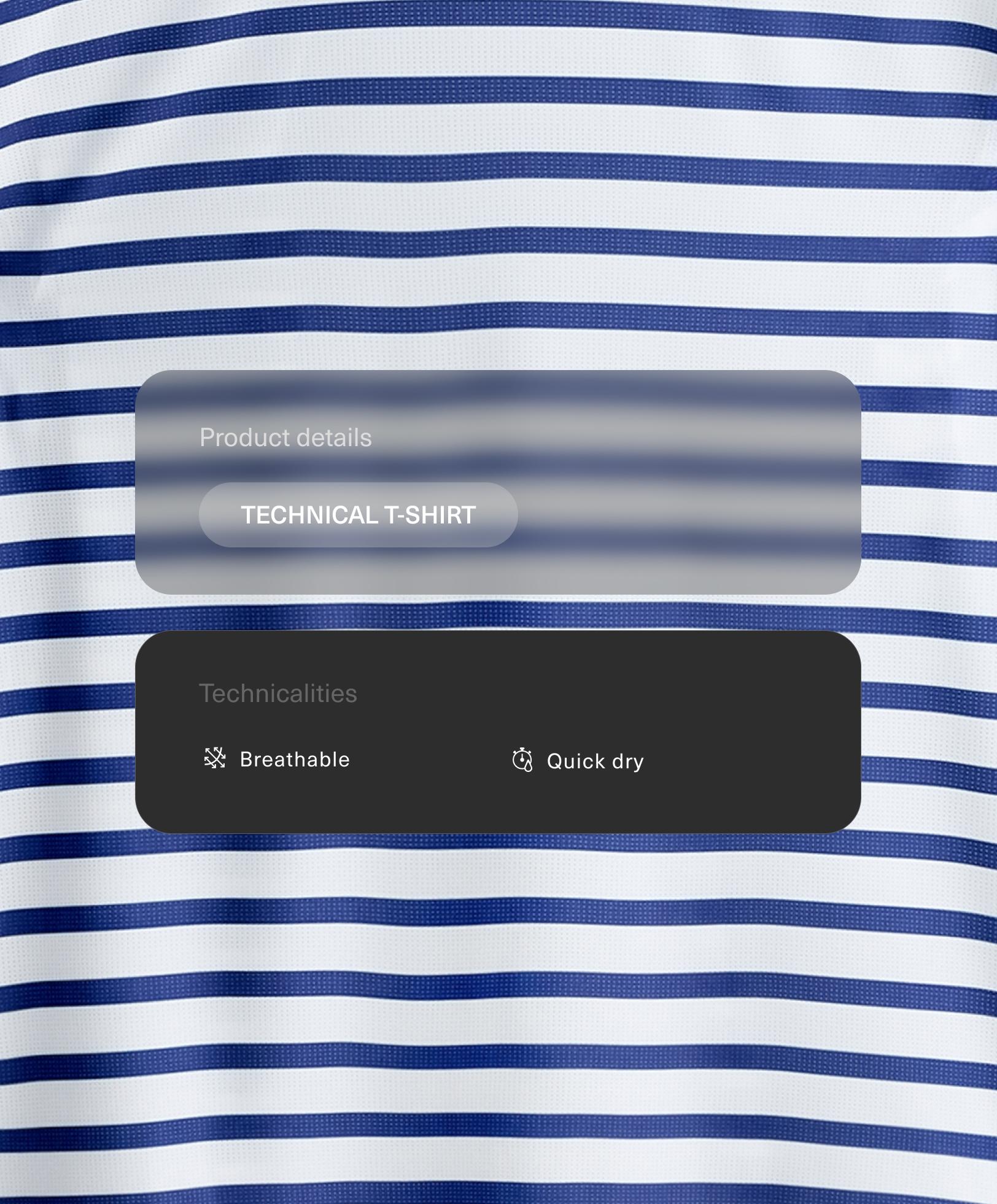 เสื้อยืดเทคนิคลายทางแขนยาว เสื้อยืดเทคนิคลายทางแขนยาว