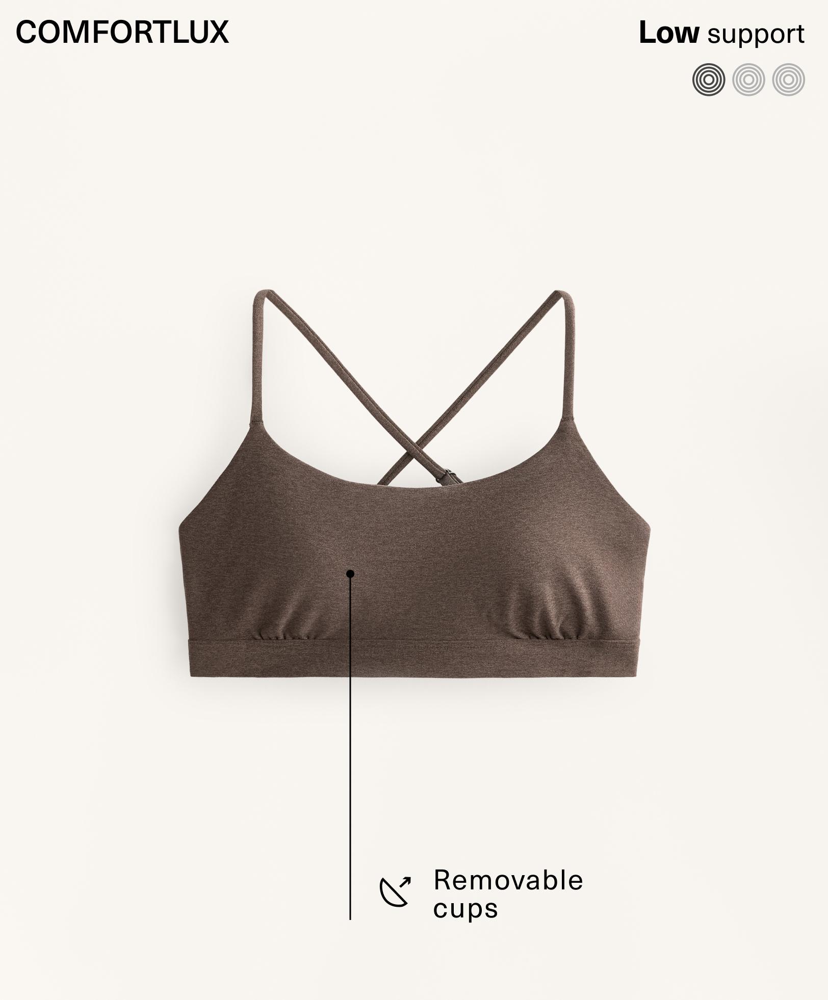 Light-support Comfortlux crossover-strap sports bra Light-support Comfortlux crossover-strap sports bra