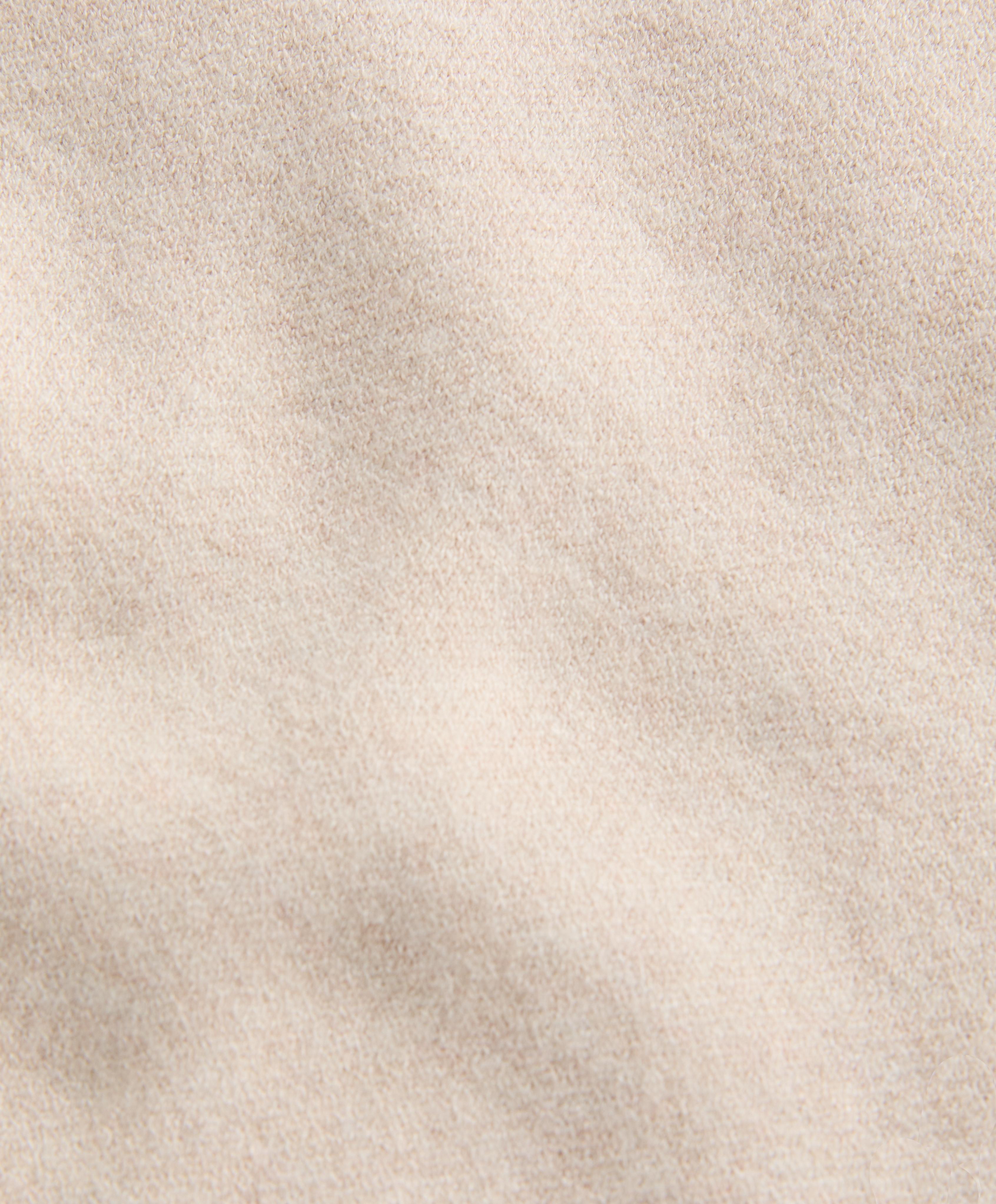 Pantalon droit rib latéral maille