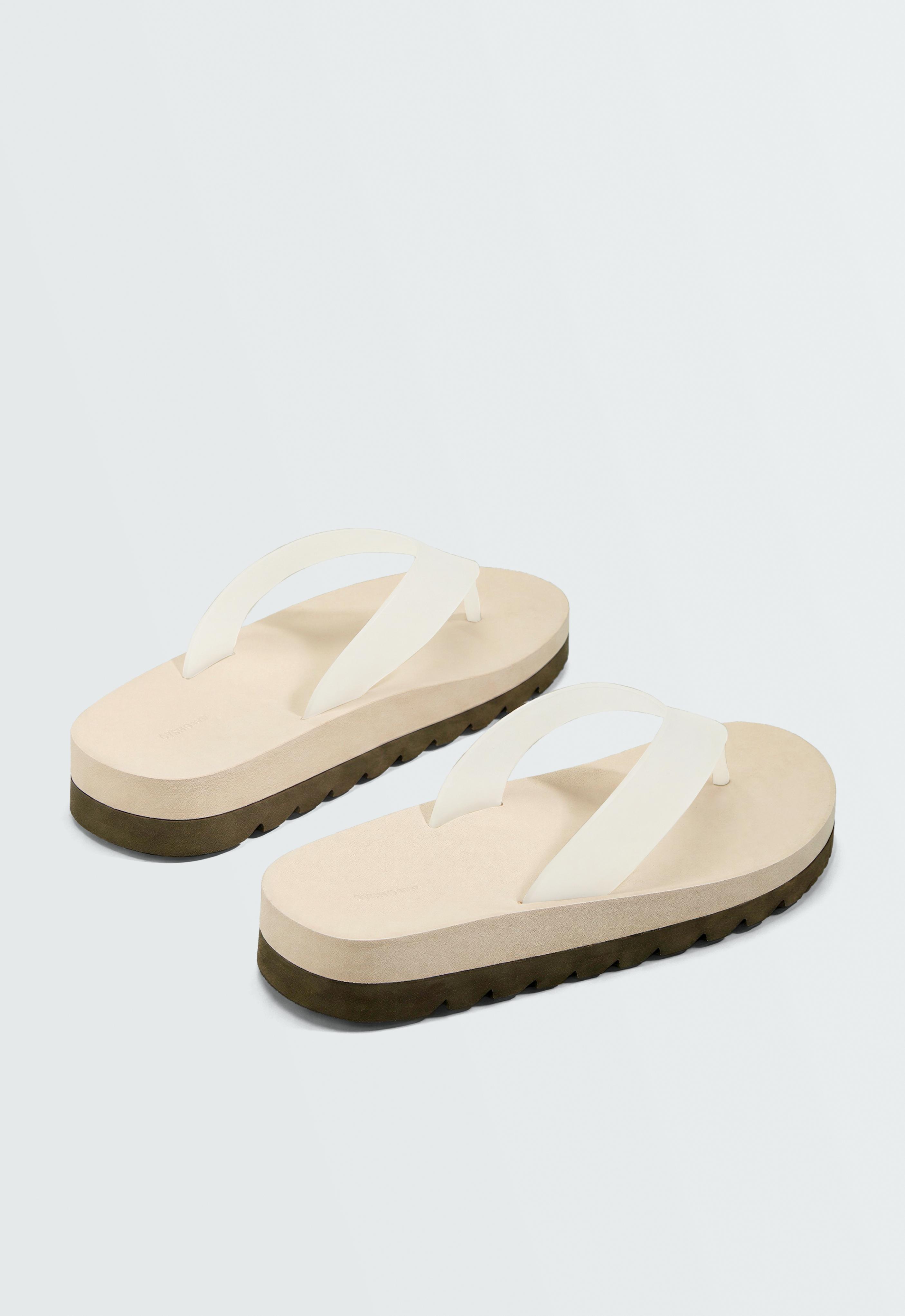Sandalia de baño plataforma