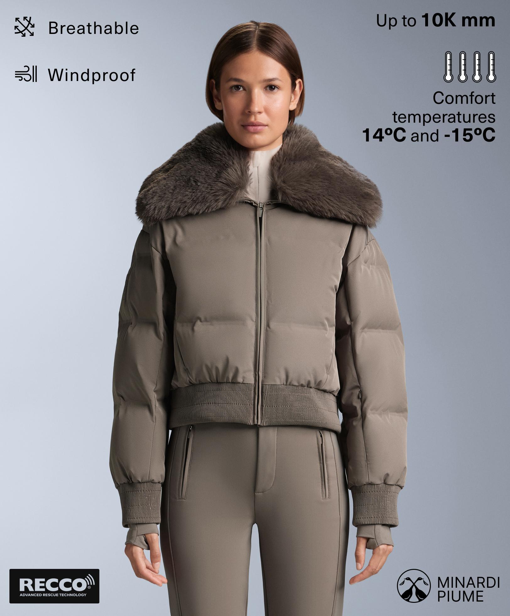 MINARDI PIUME SKI water-resistant 80% down and 20% feather jacket