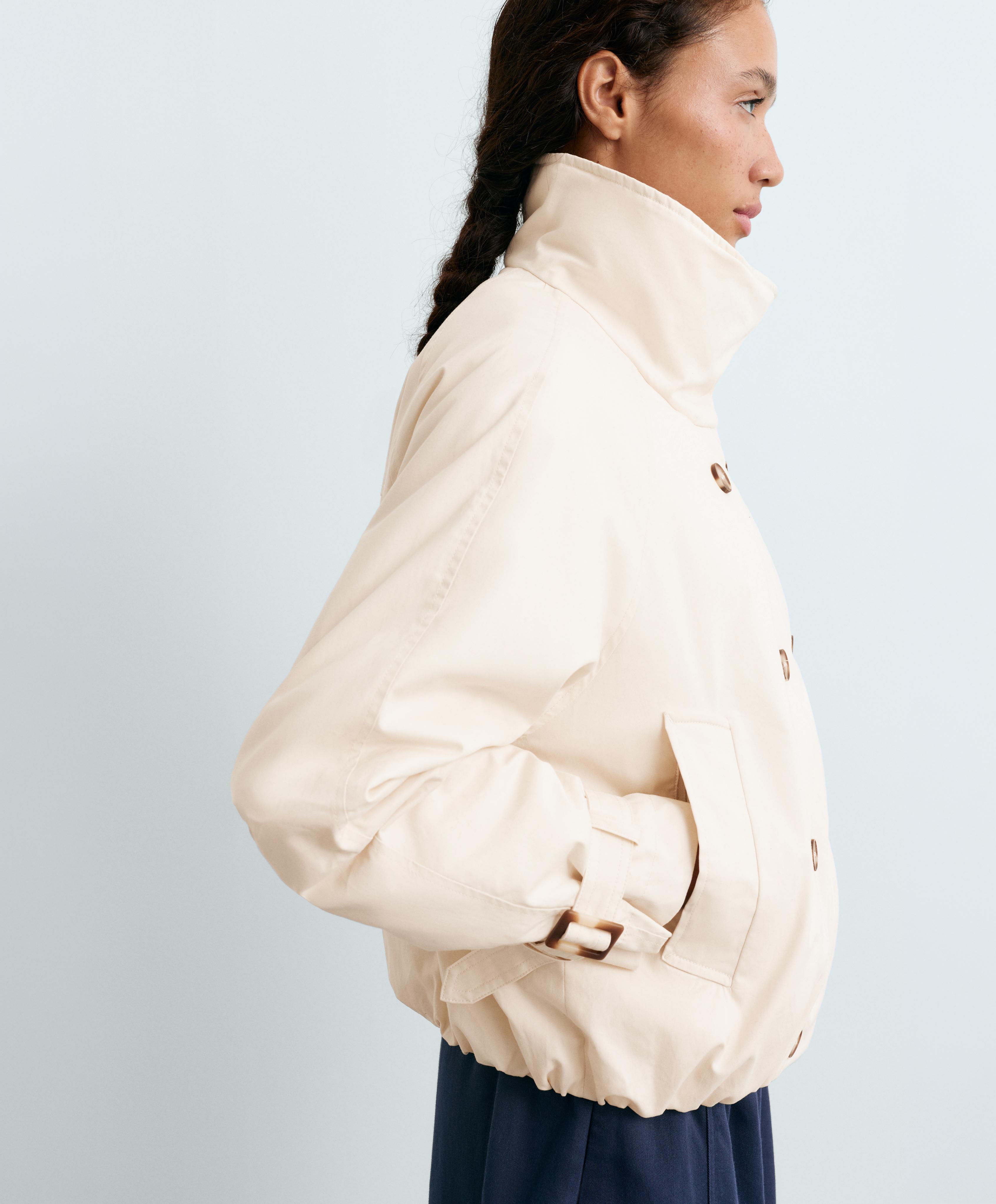 FELLEX® AEROGEL balloon padded short jacket — ECRU