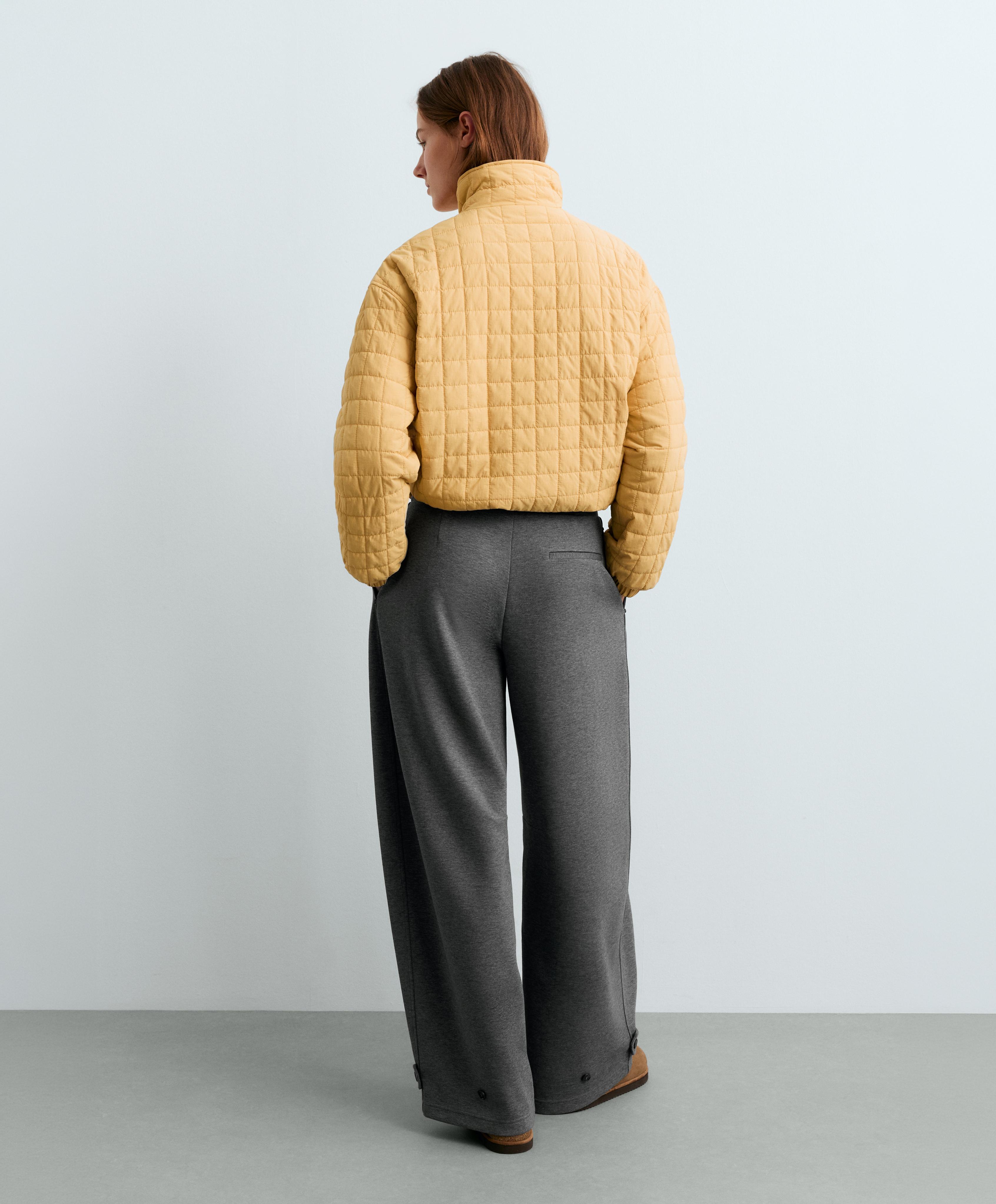 Short FELLEX® AEROGEL padded jacket — OCHRE