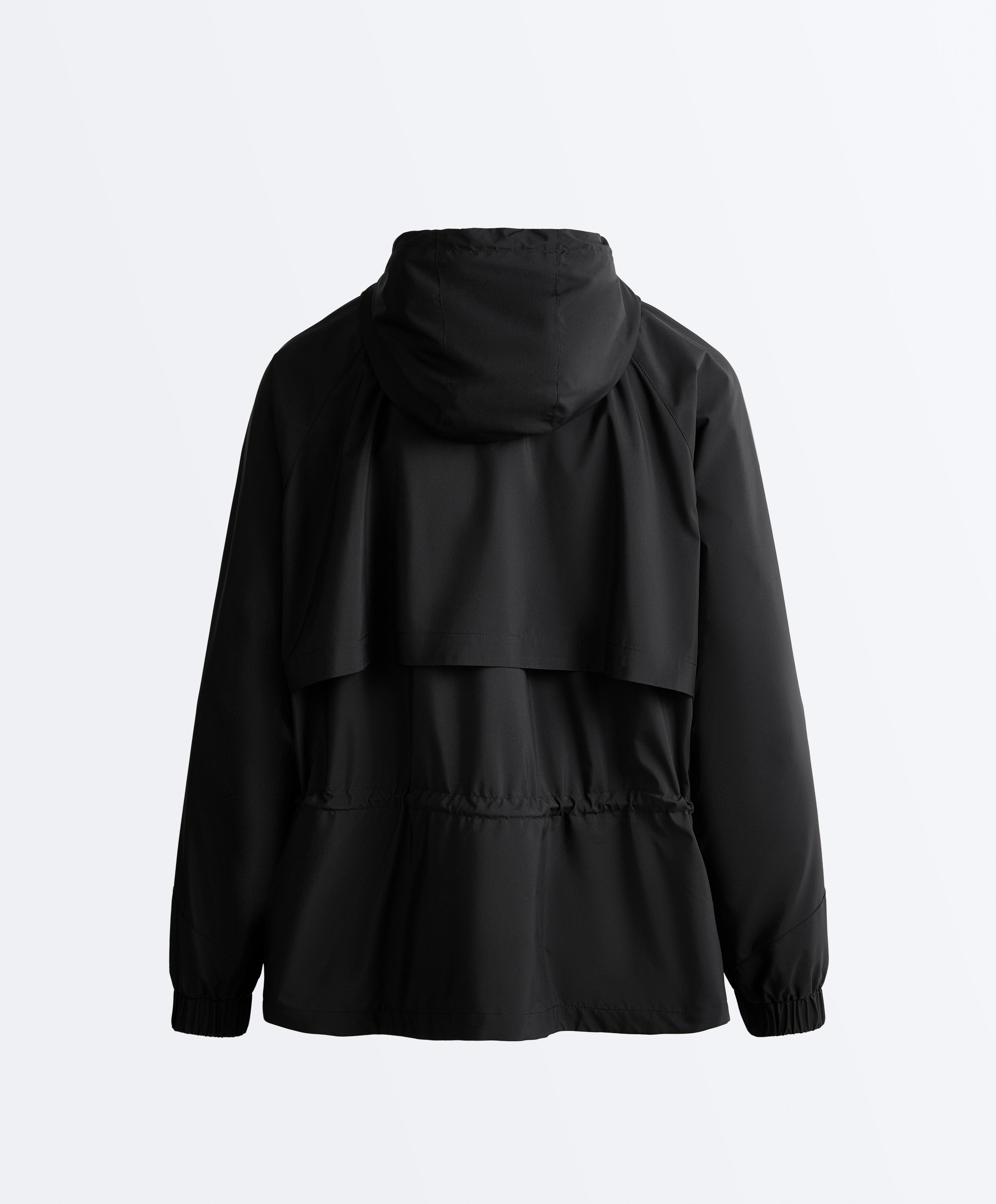 Water-repellent jacket — BLACK