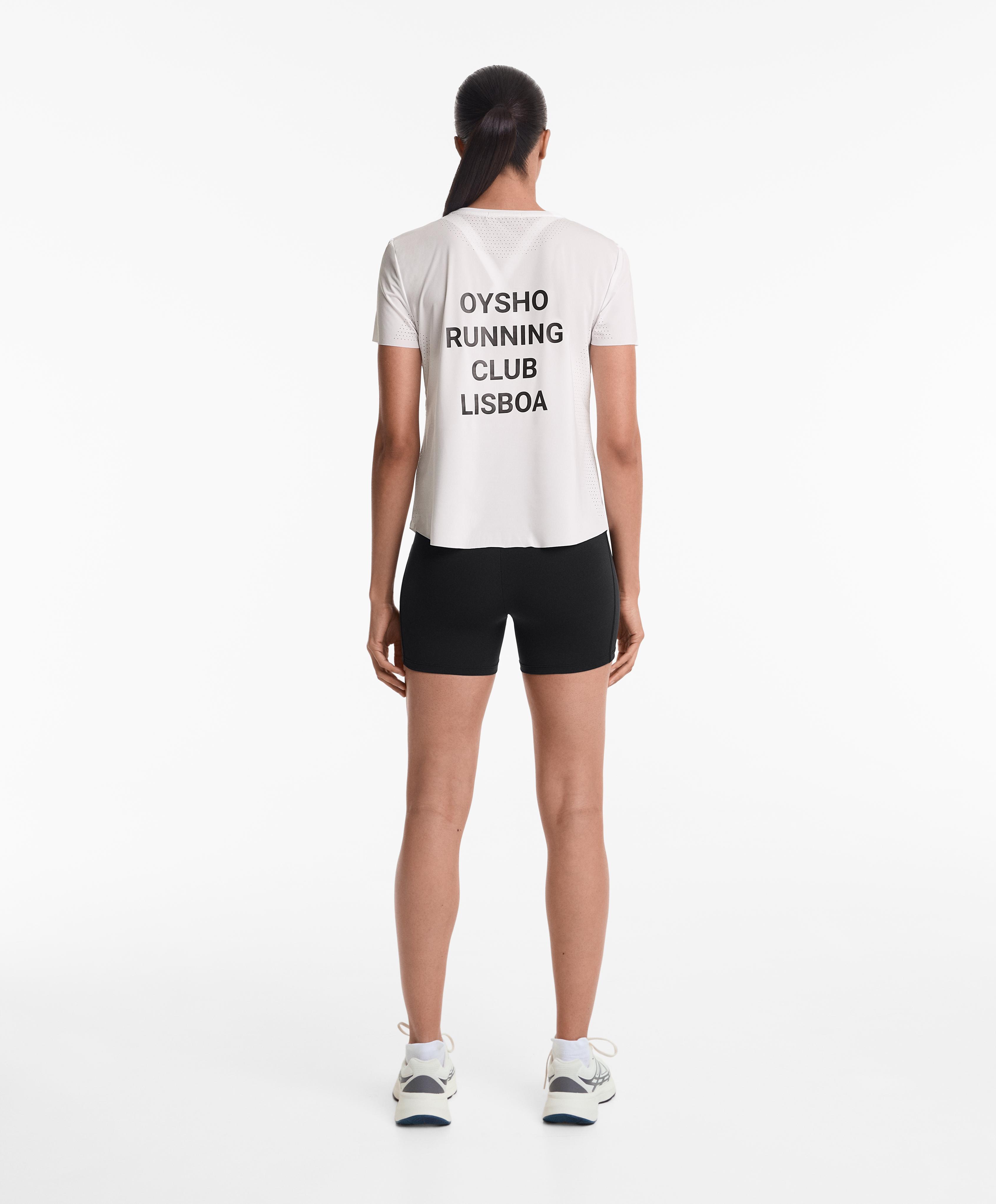 T-shirt à manches courtes technique ajusté Running Club Lisboa T-shirt à manches courtes technique ajusté Running Club Lisboa