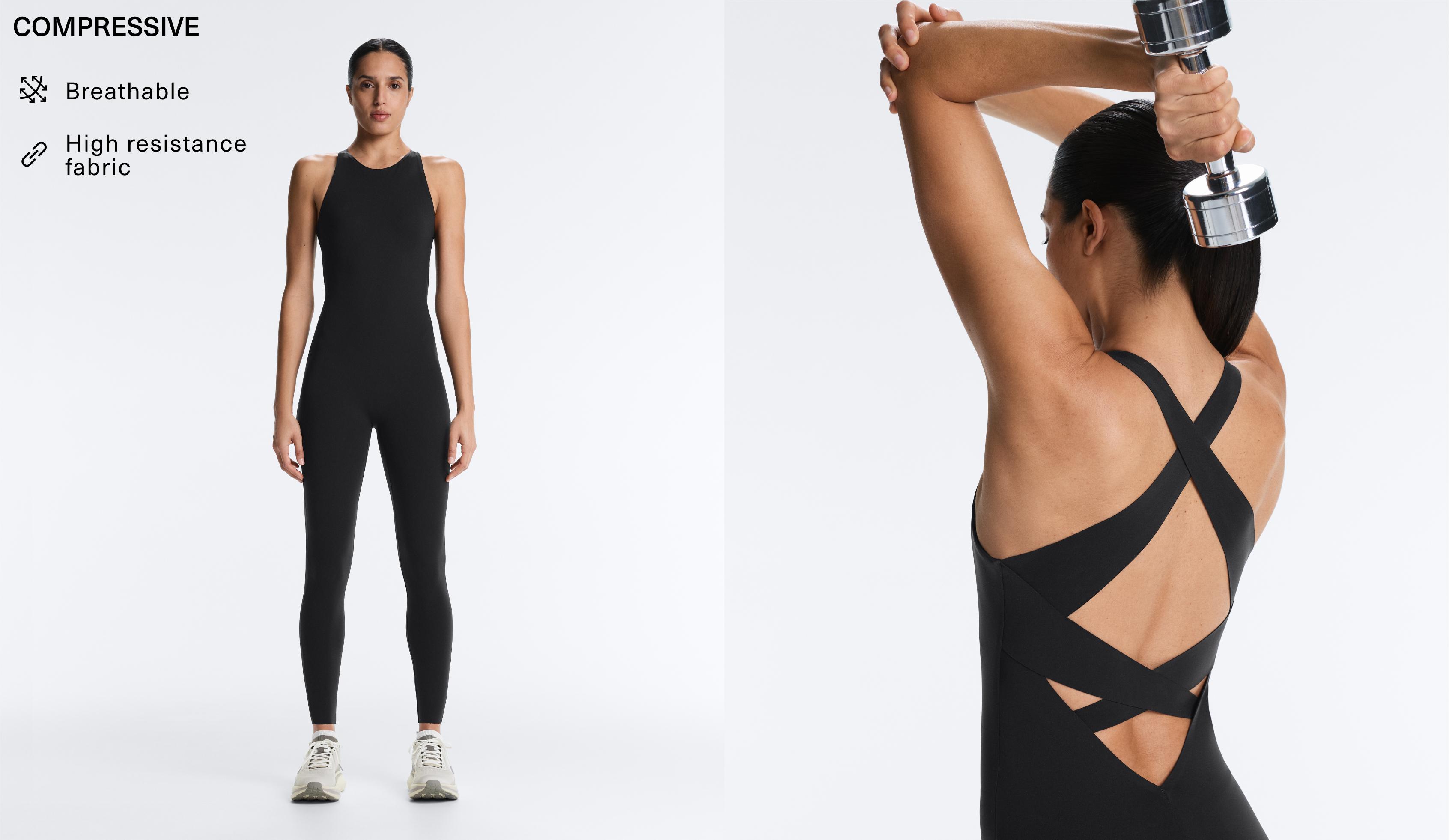 Long Compressive halterneck jumpsuit Long Compressive halterneck jumpsuit