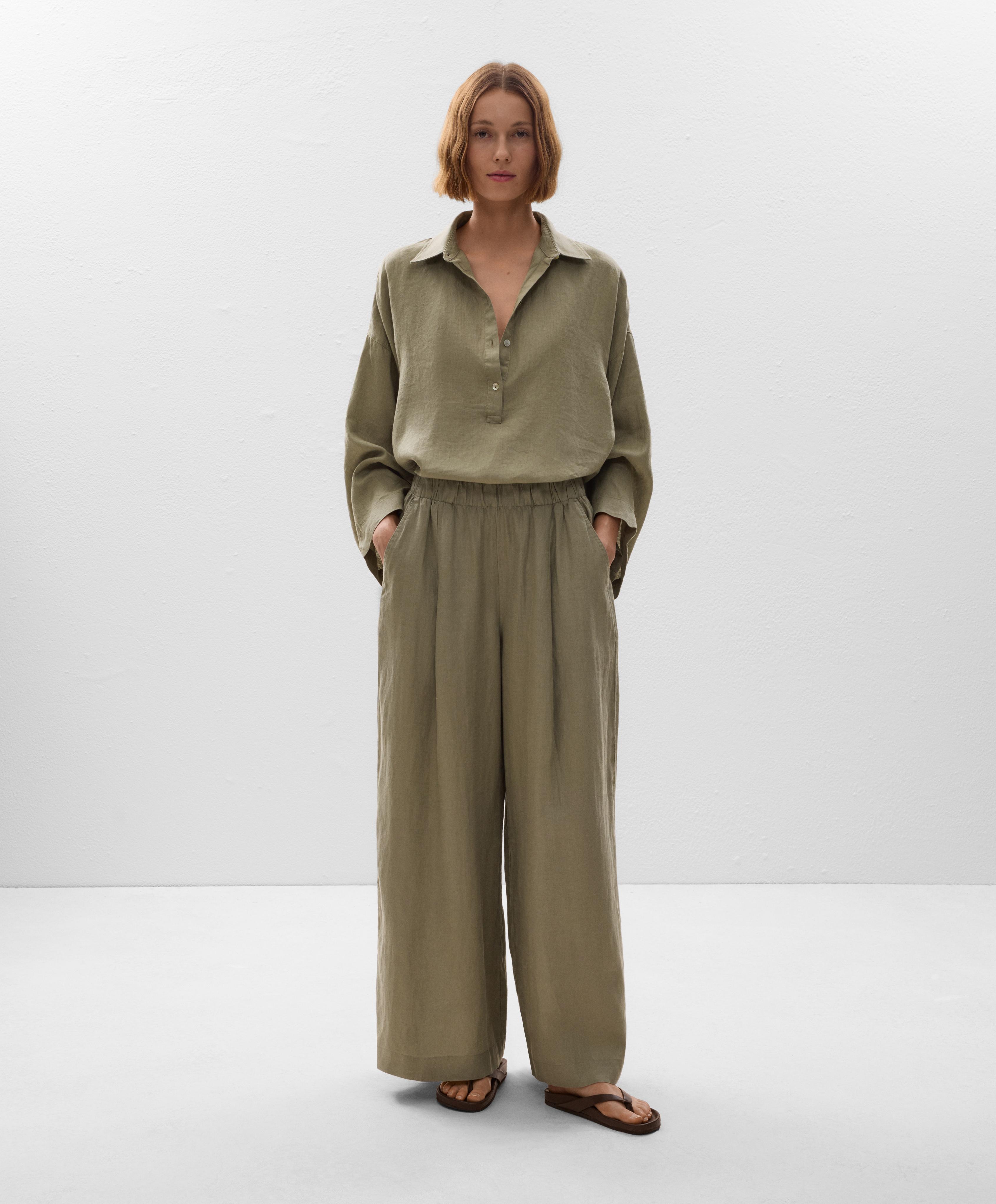 Oversize shirt in 100% linen - Išpardavimas Oversize shirt in 100% linen - Išpardavimas