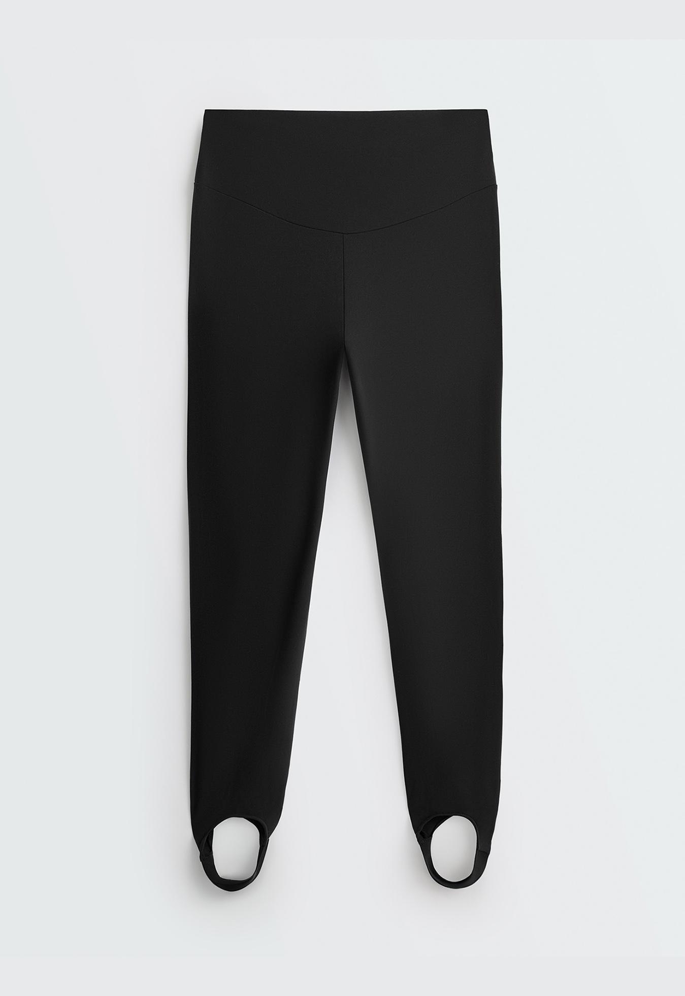 Comfortlux super-high-rise fuseau ankle-length leggings — BLACK