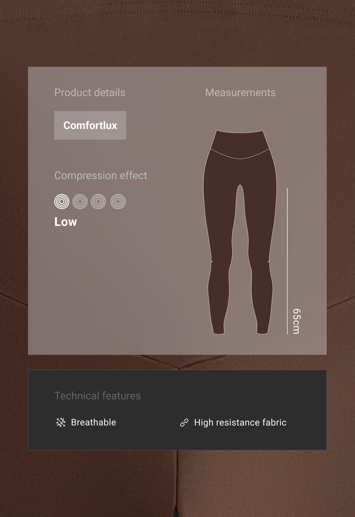 Comfortlux 65cm maternity leggings