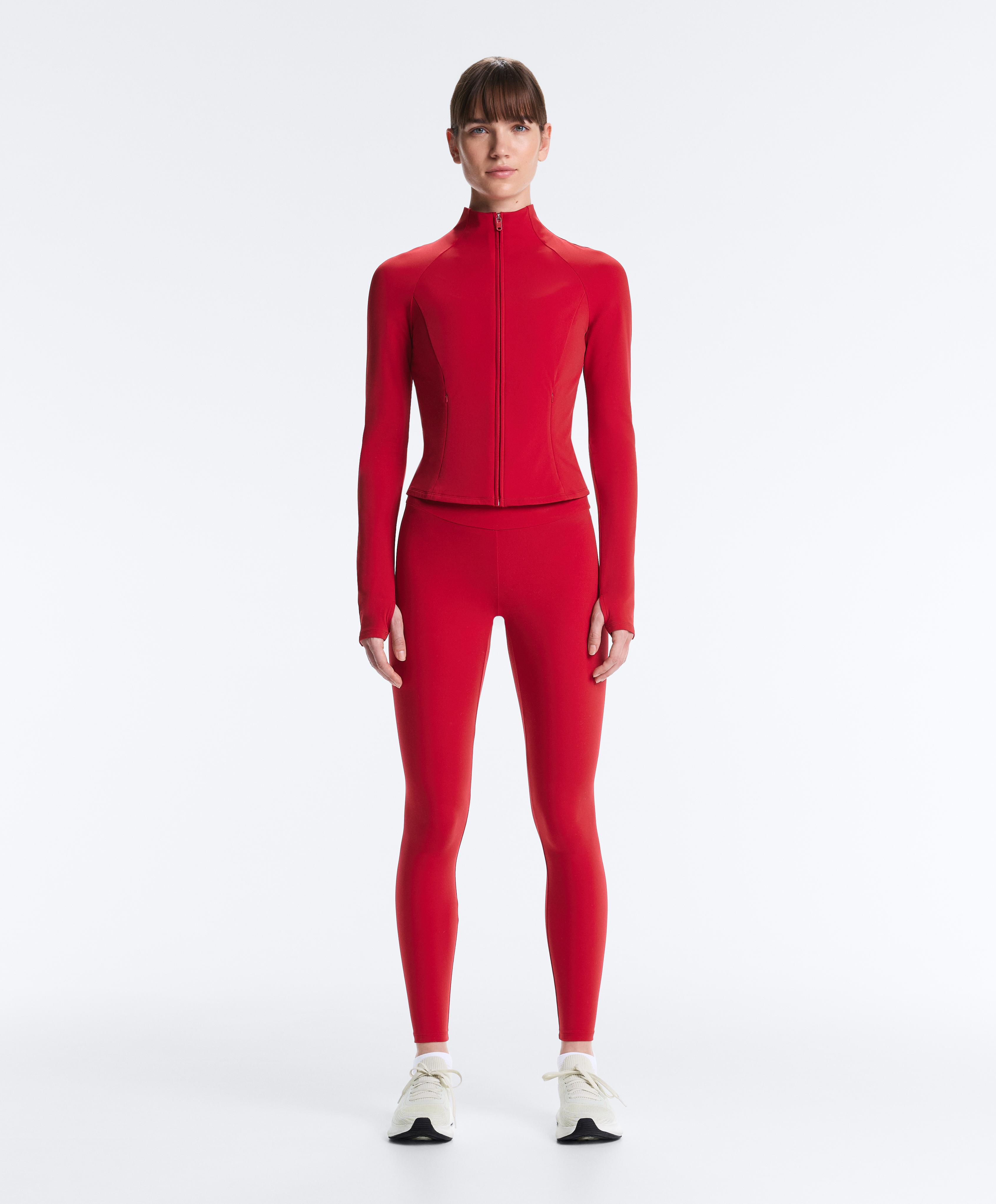 Light warm technical jacket — BRIGHT RED
