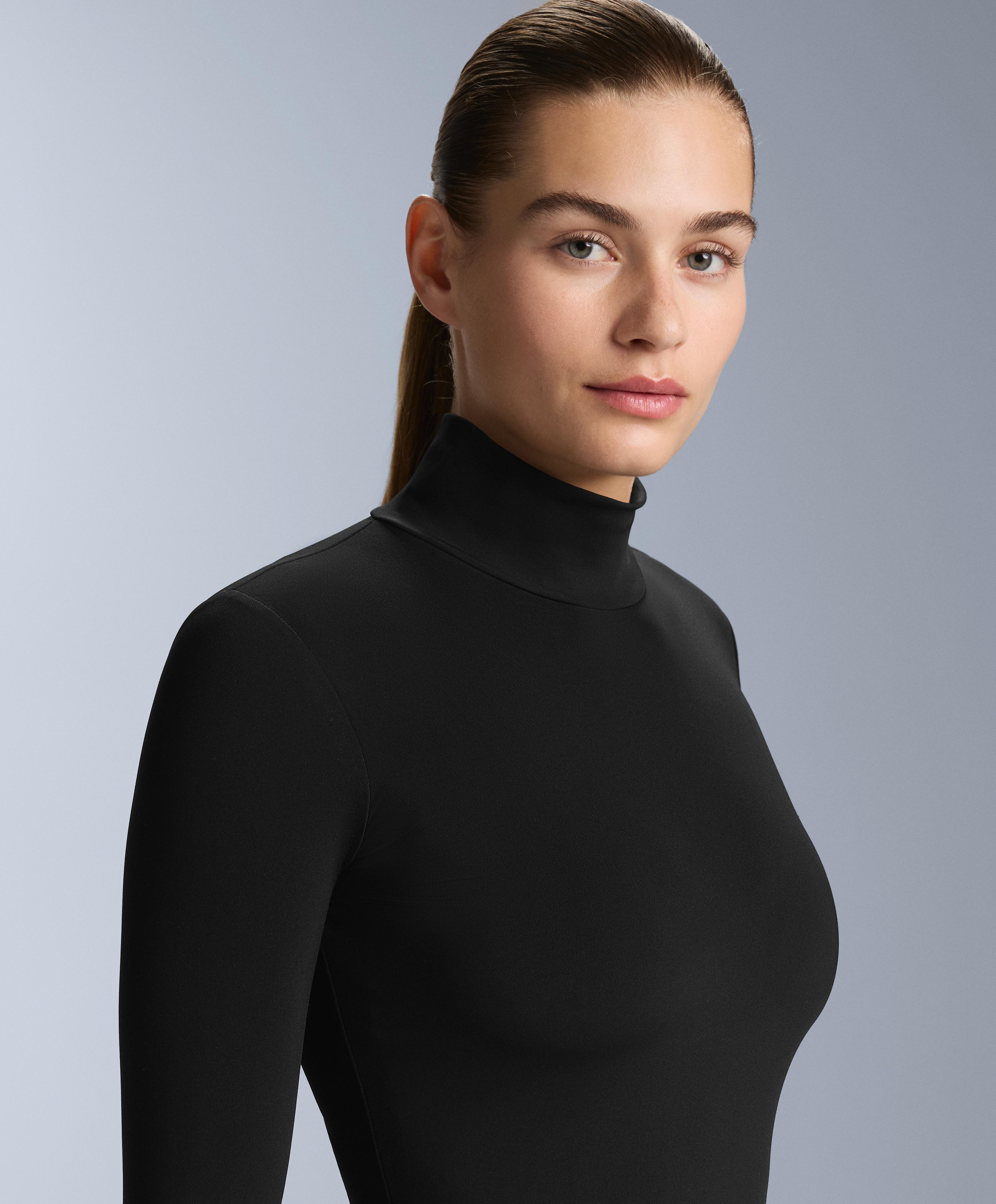 Long sleeve thermal base layer T-shirt — BLACK