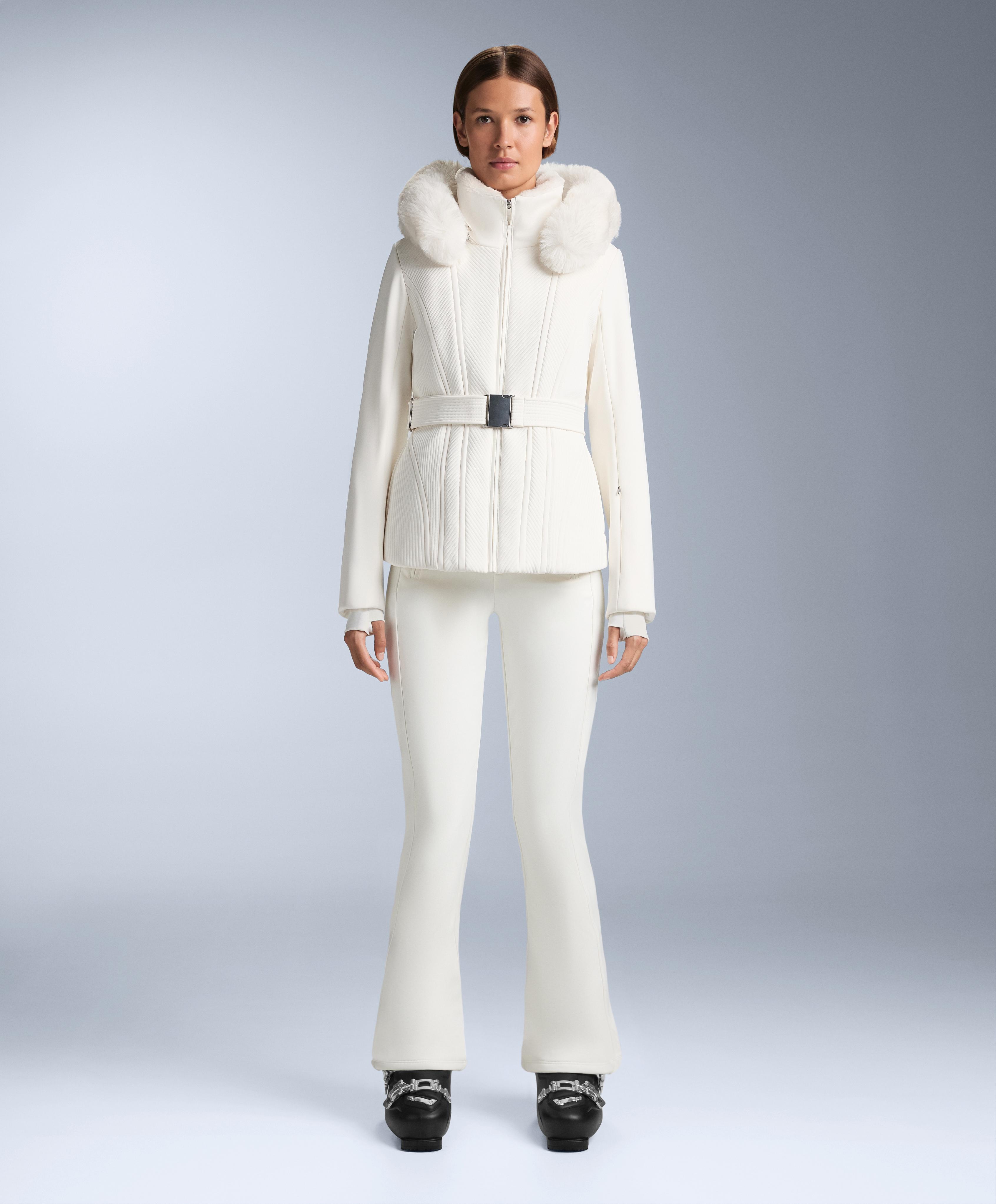 Primaloft® SKI water-resistant super-fitted jacket — WHITE 