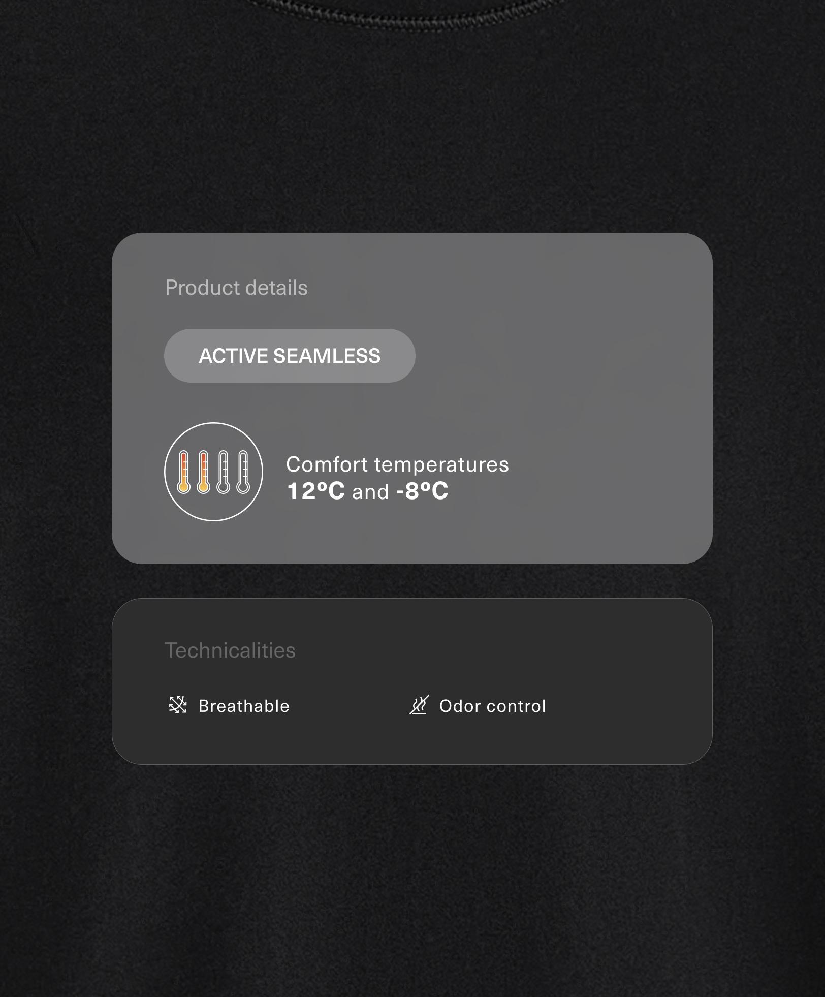 تيشيرت حراري بطبقة أساسية دون خياطة - تنزيلات تيشيرت حراري بطبقة أساسية دون خياطة - تنزيلات