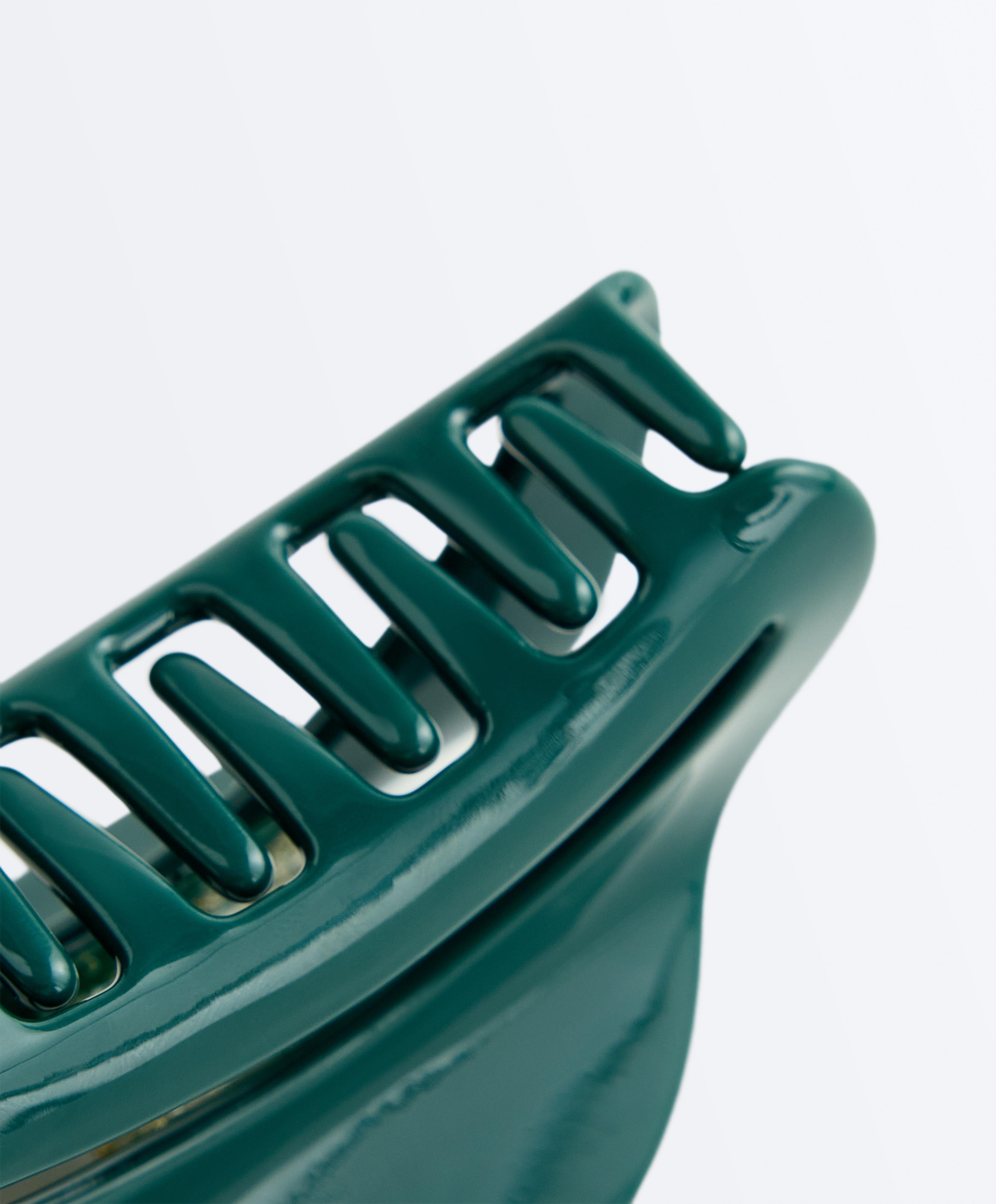 Large hair clip — GREEN