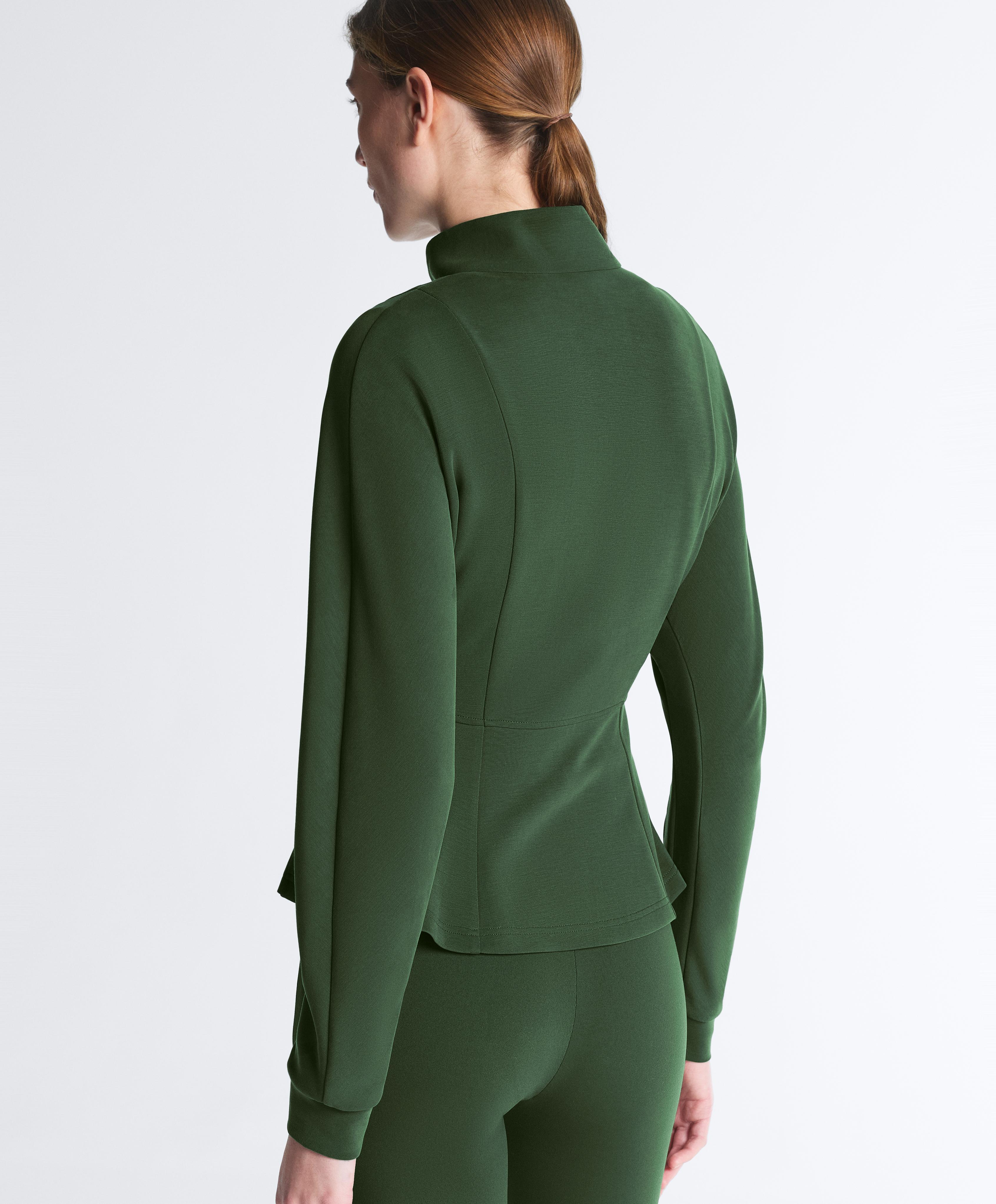 Fitted waist jacket with soft-touch modal | OYSHO United States | Sale