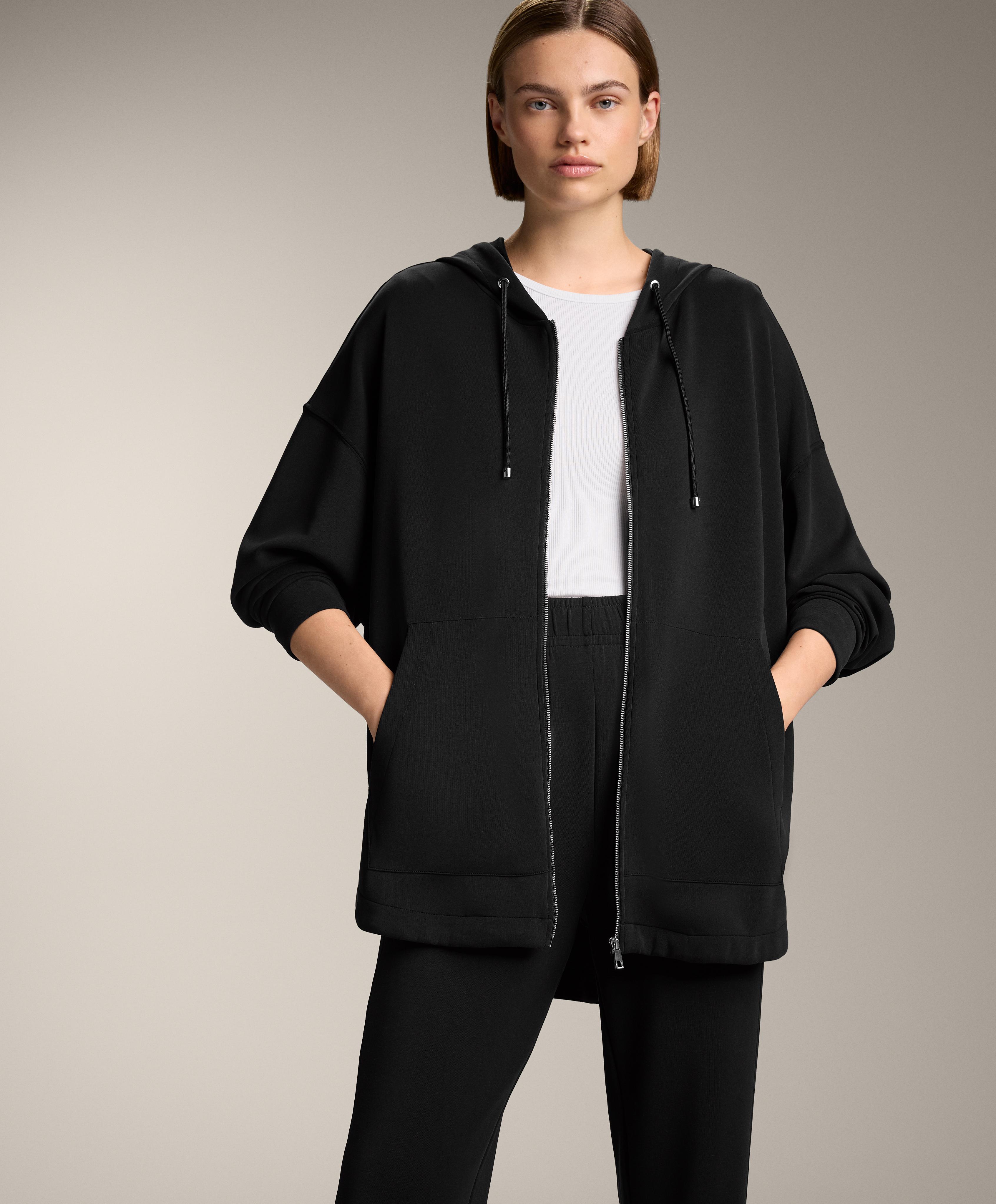 ז'קט ארוך עם מודאל רך למגע