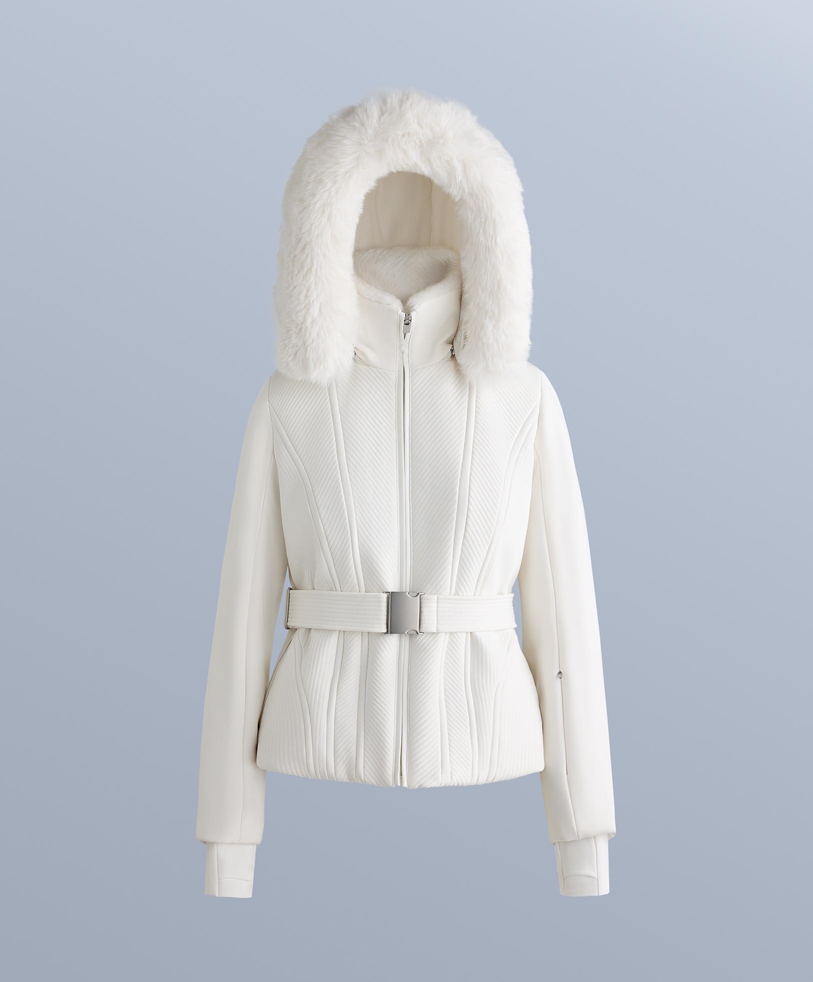 Primaloft® SKI water-resistant super-fitted jacket — WHITE